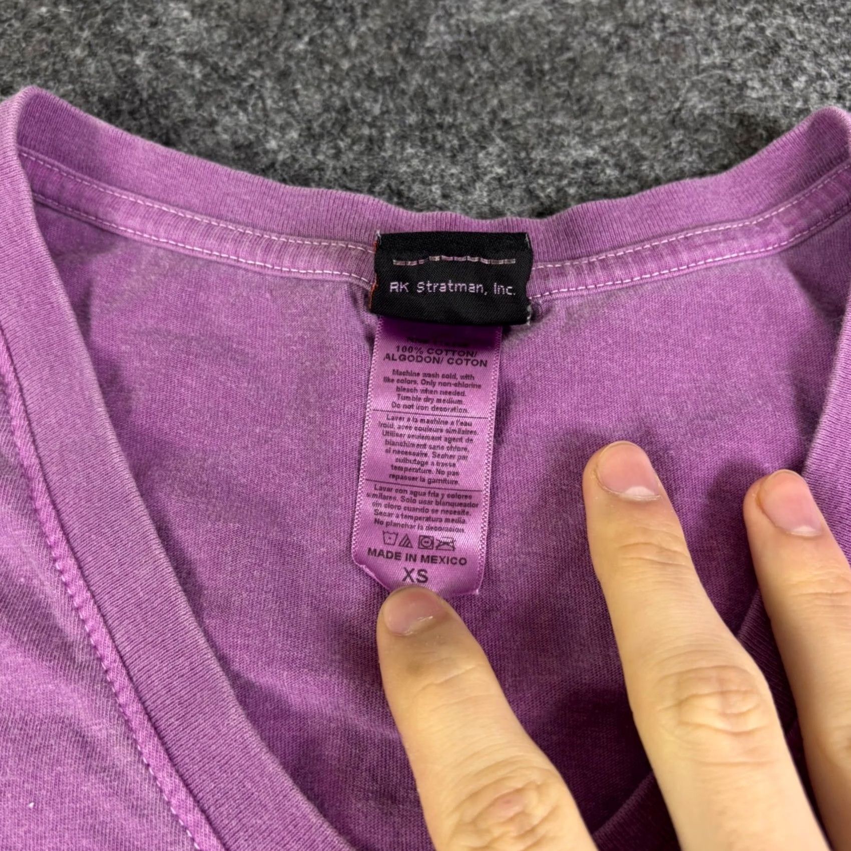 Harley Davidson Harley-Davidson Womens T-Shirt V-Neck Short Sleeve Purple XS Solid Rock Classic Basic Casual Million-Color? Size XS / US 0-2 / IT 36-38 - 5 Thumbnail