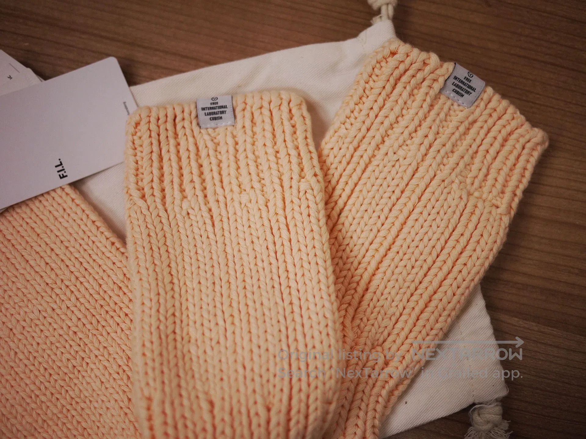 Visvim hand knit visvim achilles socks in pink. Size ONE SIZE - 4 Thumbnail