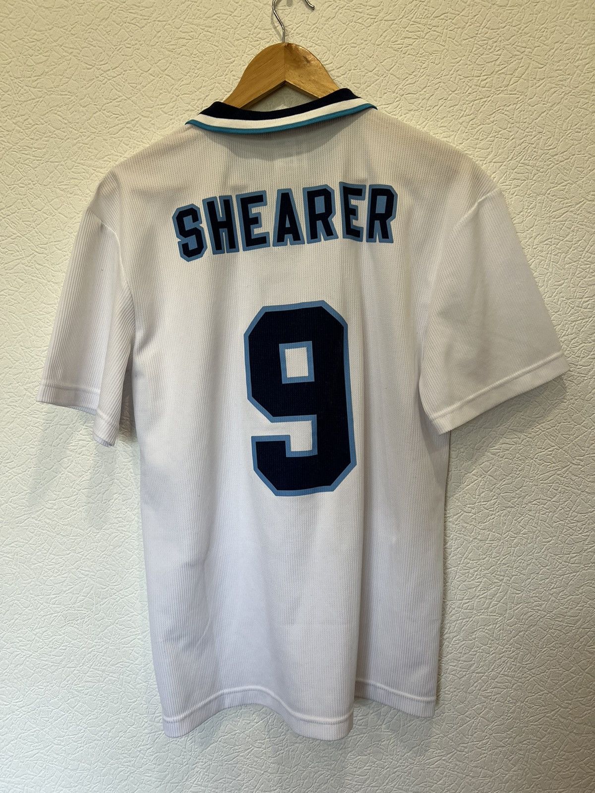 Vintage SHEARER Umbro England 90’s Home Kit Soccer Jersey Size US M / EU 48-50 / 2 - 1 Thumbnail