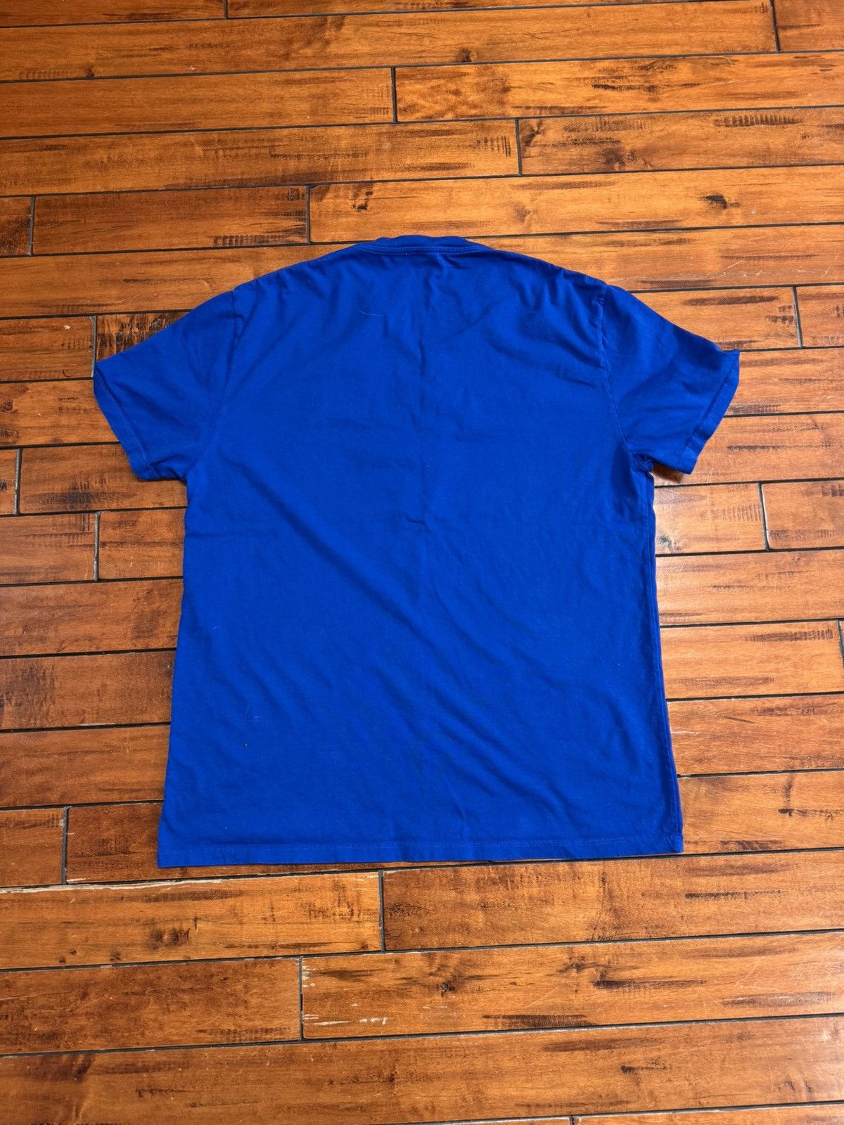 Alexander McQueen Alexander McQueen “McQUEEN” Embossed Tee Electric Blue M Size US M / EU 48-50 / 2 - 2 Thumbnail