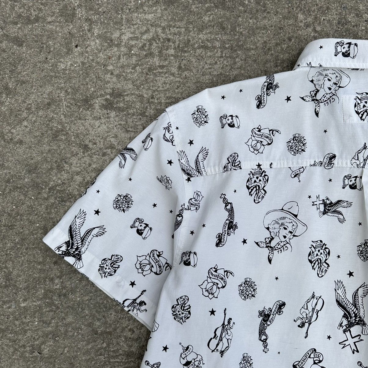 Japanese Brand × Vintage Vintage Japanese Style Shirt Old School Band Street style Size US XXL / EU 58 / 5 - 11 Thumbnail