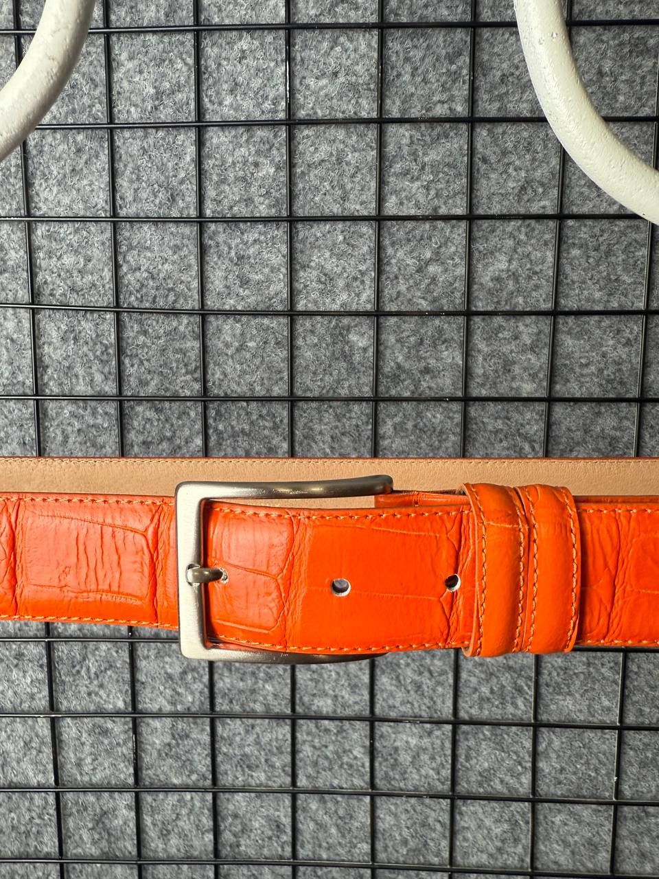 Genuine Leather Leather Belt Snake Pattern Size ONE SIZE - 2 Thumbnail