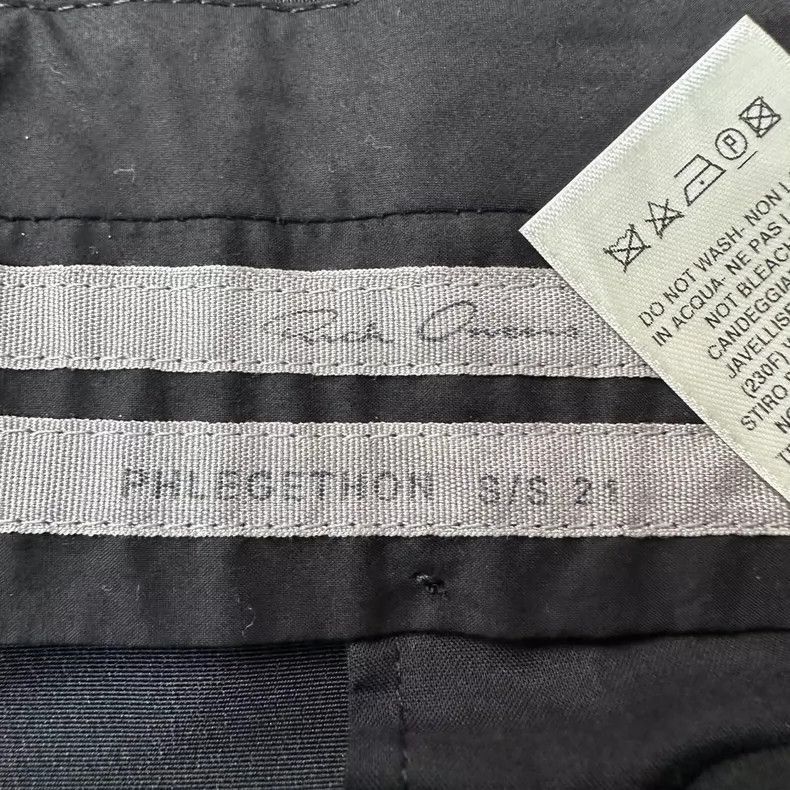 Rick Owens Rick Owens Rick Owens RO 21S Cropped Pants in Black-2507 Size US 44 / EU 60 - 4 Thumbnail