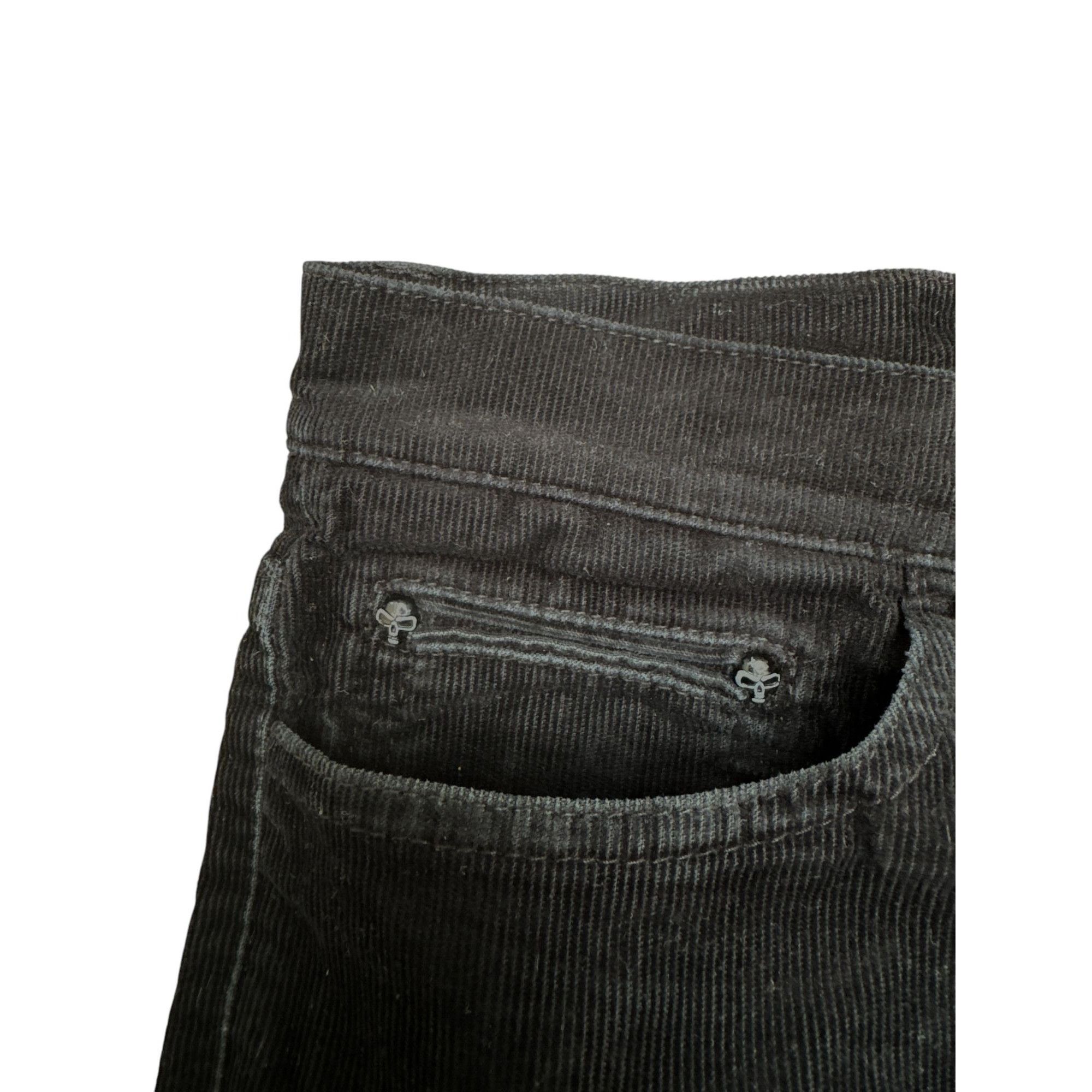 The Kooples Black Velvet Pants Size US 31 - 4 Thumbnail