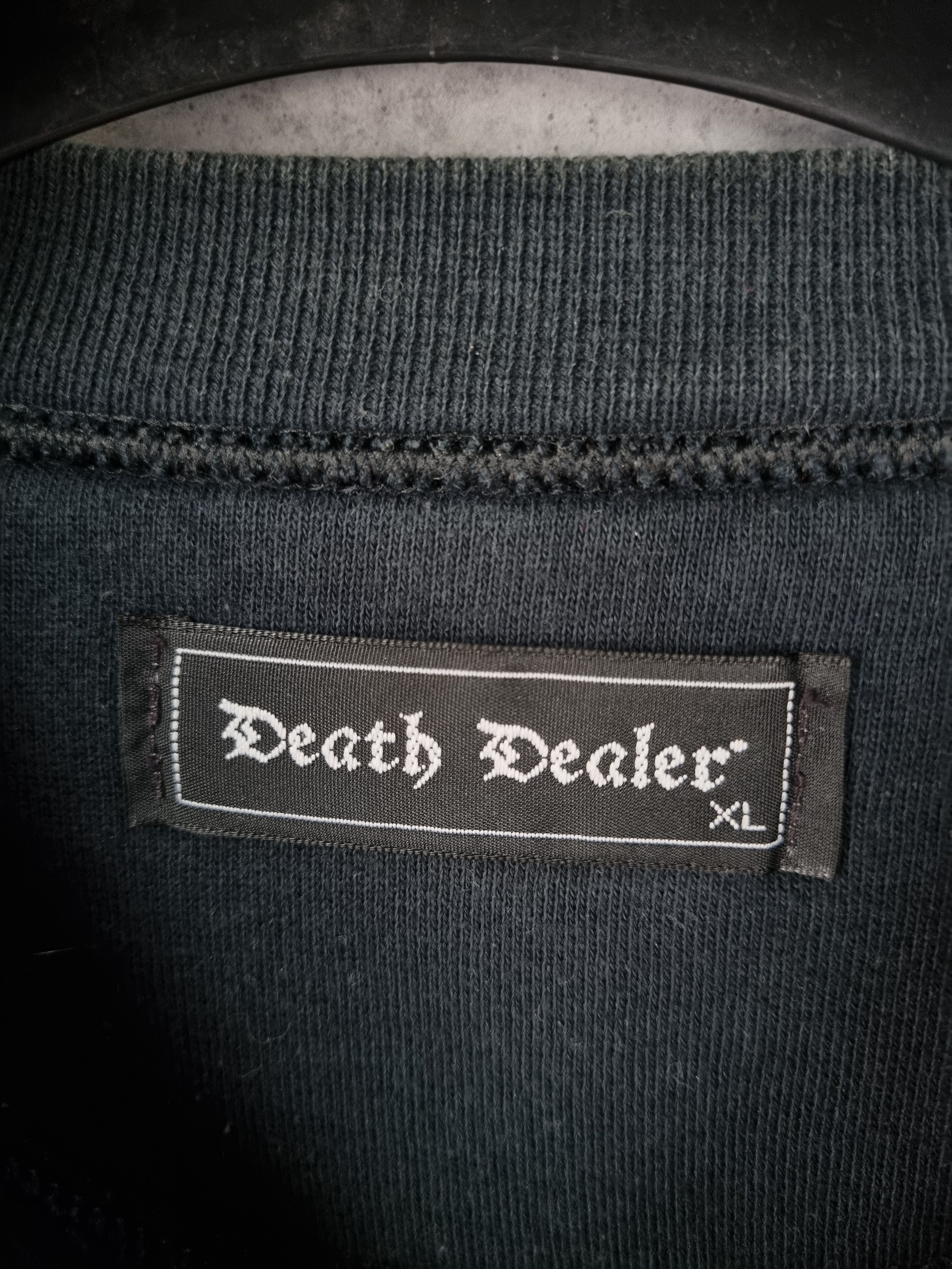 Vintage Death Dealer Flames Fire Sweatshirt Thrasher style