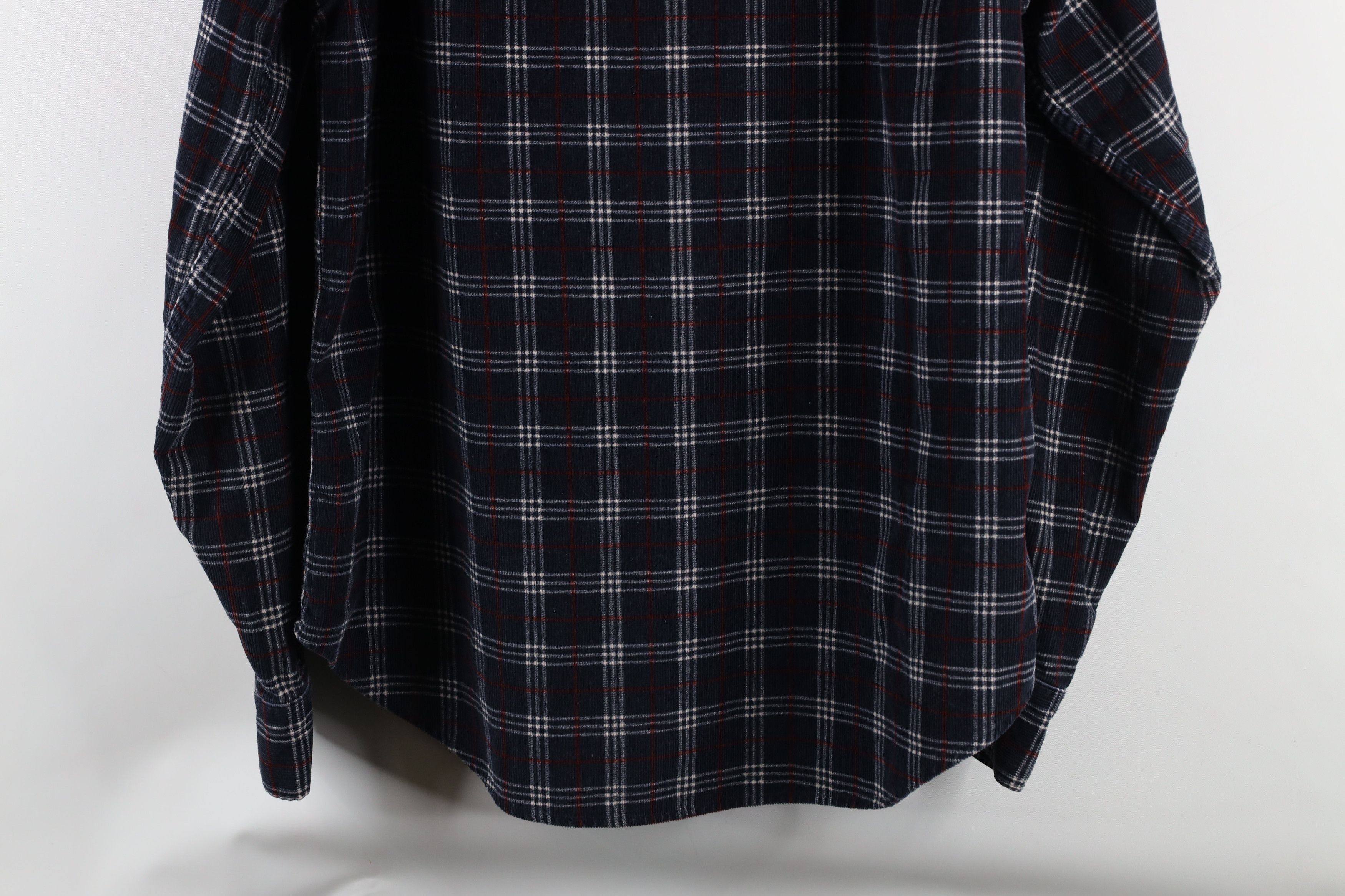 Gap × Vintage Vintage Y2K 2002 Gap Heavyweight Corduroy Button Shirt Plaid Size US L / EU 52-54 / 3 - 10 Thumbnail