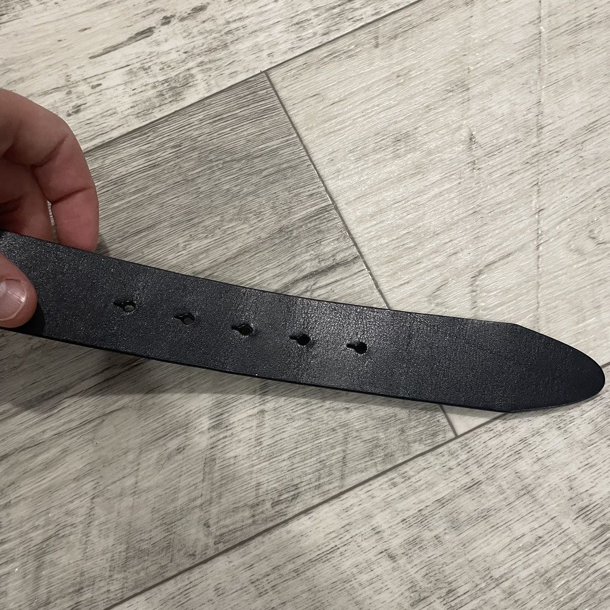 Dolce & Gabbana 💯 DOLCE & GABBANA Belt leather black chrome cyber gaultier Size ONE SIZE - 4 Thumbnail