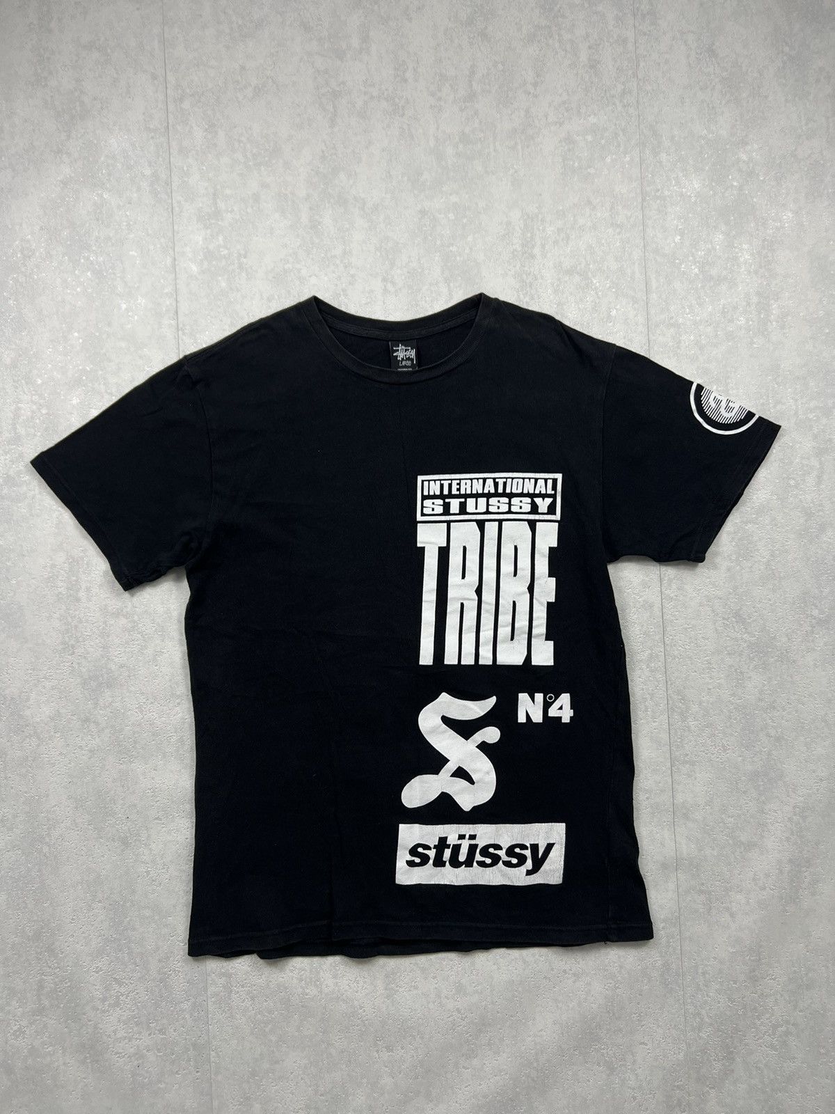 Stussy STUSSY INTERNATIONAL TRIBE N4 LIVIN XL RARE TEE BIG LOGO Size US L / EU 52-54 / 3 - 2 Thumbnail