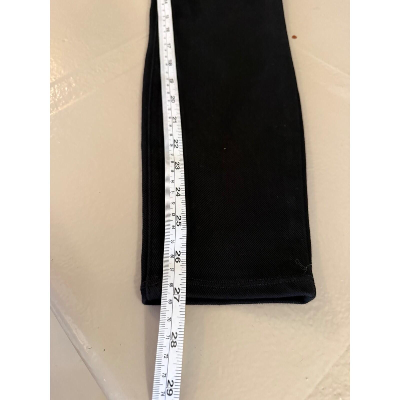 Domenico Spano Spanx Ankle Jean-ish Leggings Black High Waisted Pull On S Size 28" / US 6 / IT 42 - 9 Thumbnail