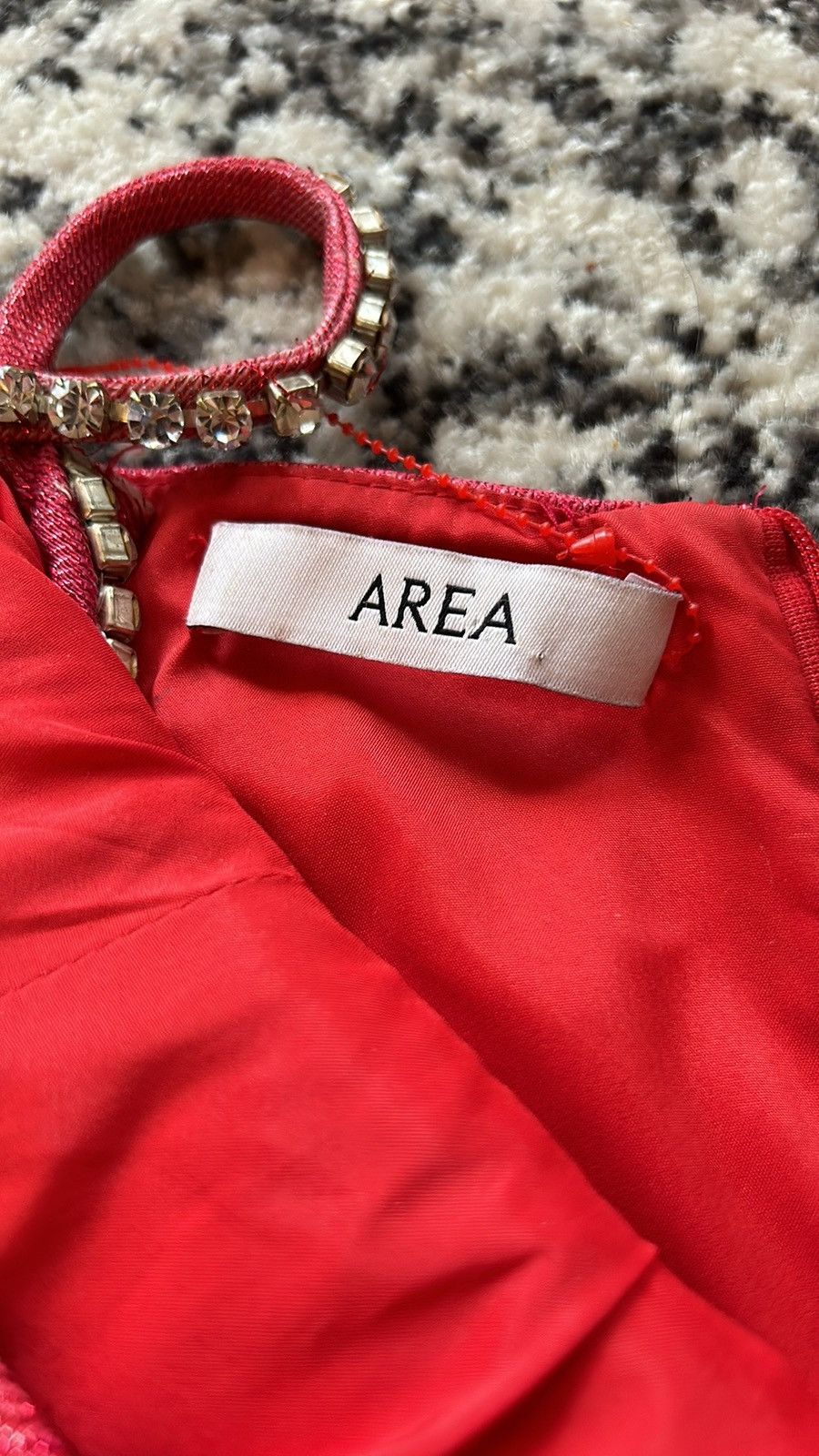Area NYC Area NYC Crystal Bow Dress Size XS / US 0-2 / IT 36-38 - 3 Thumbnail