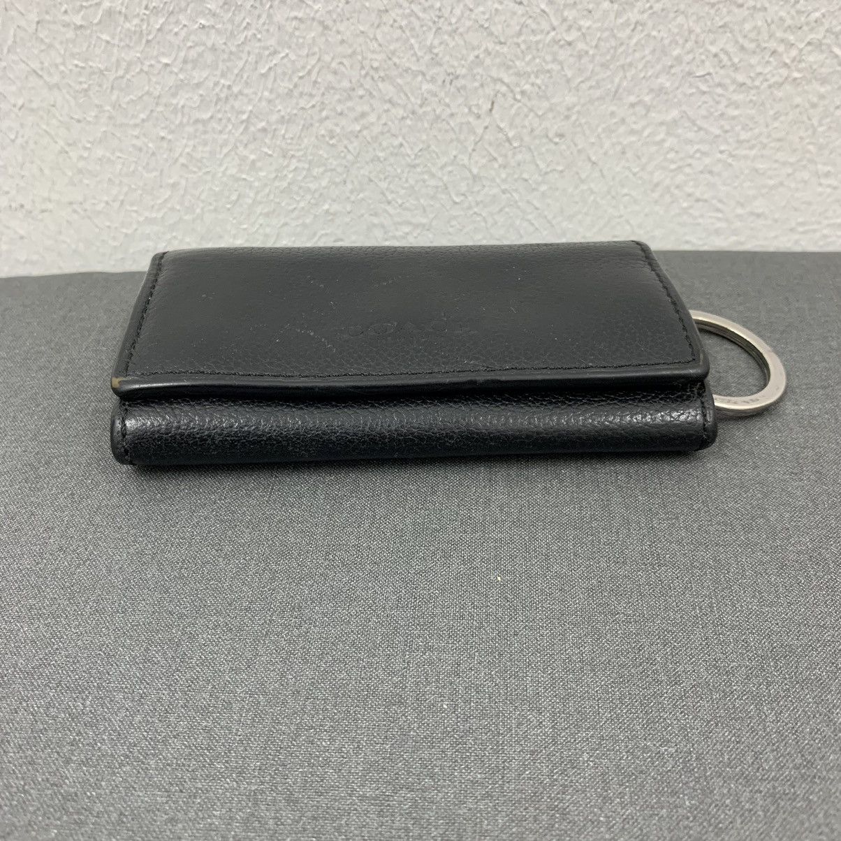 Coach × Leather Coach Key Holder Wallet Leather Size ONE SIZE - 3 Thumbnail