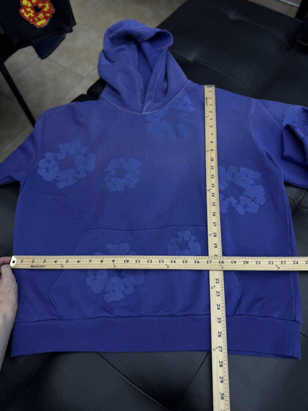 DENIM TEARS Denim Tears BLUE 2025 Cotton Wreath Hoodie XXL (NEW) Size US XXL / EU 58 / 5 - 5 Thumbnail