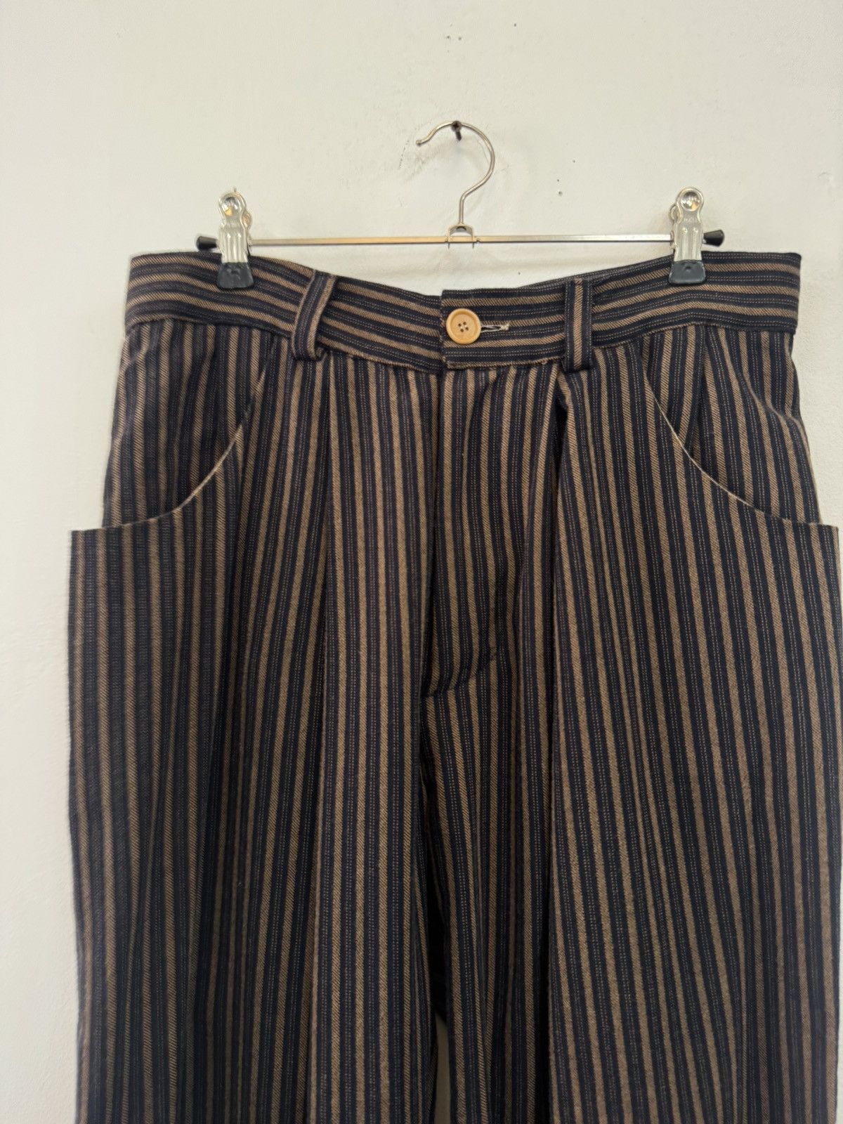 Mavranyma Striped wide pants Size 30" / US 8 / IT 44 - 2 Thumbnail