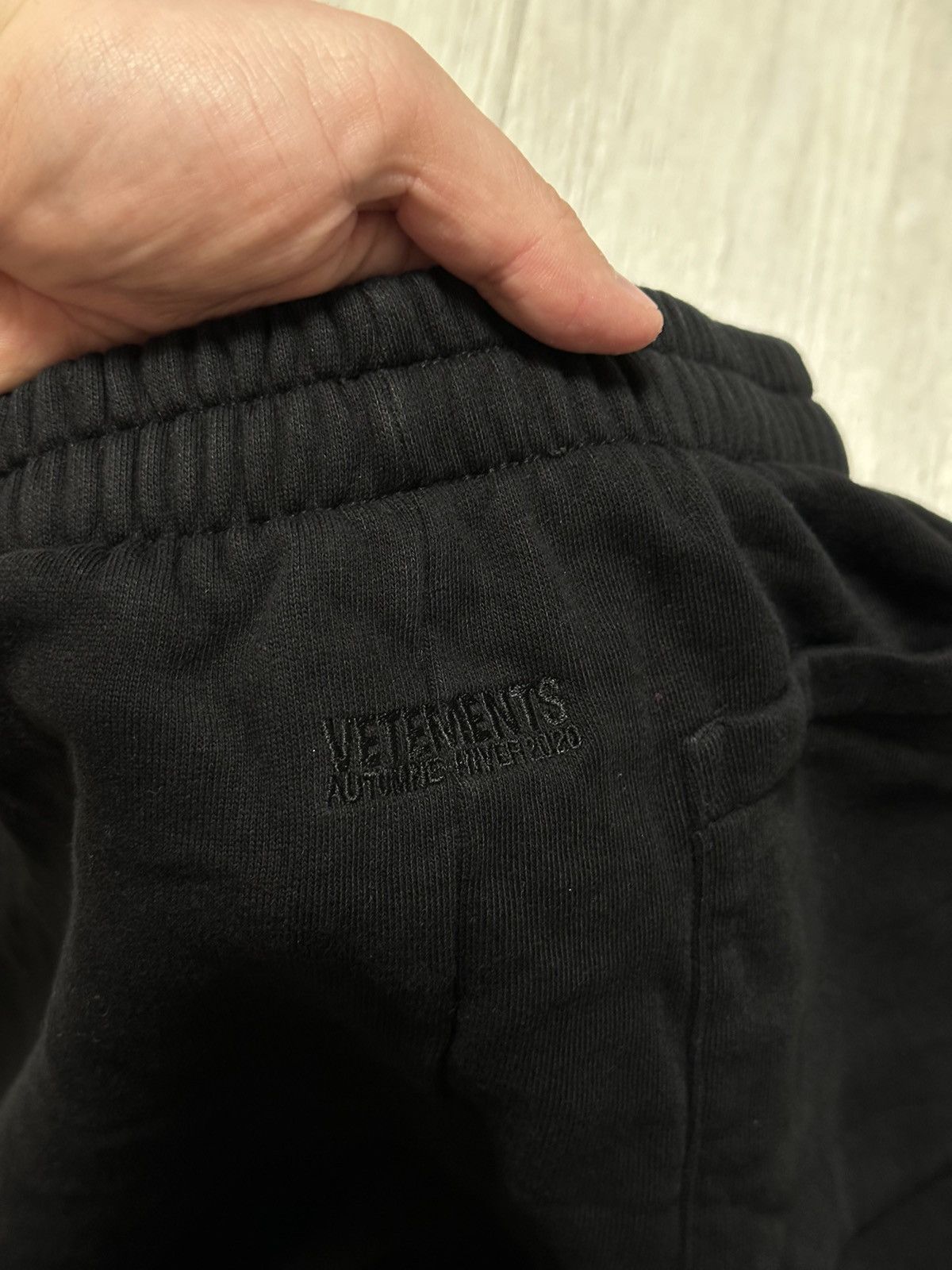 Vetements Vetements Black Interpol Logo Sweatpants Pants Size US 30 / EU 46 - 11 Thumbnail