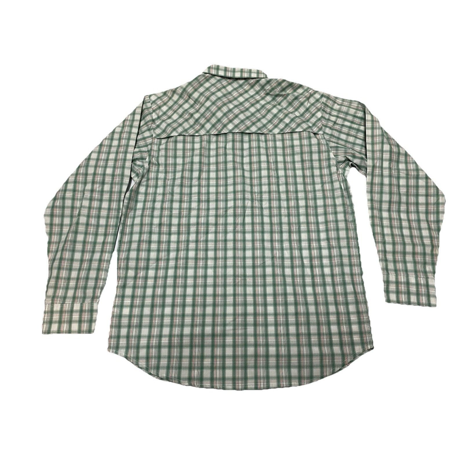 Other Sportsman Vented Fishing Shirt Men's Medium Green Plaid Size US M / EU 48-50 / 2 - 7 Thumbnail