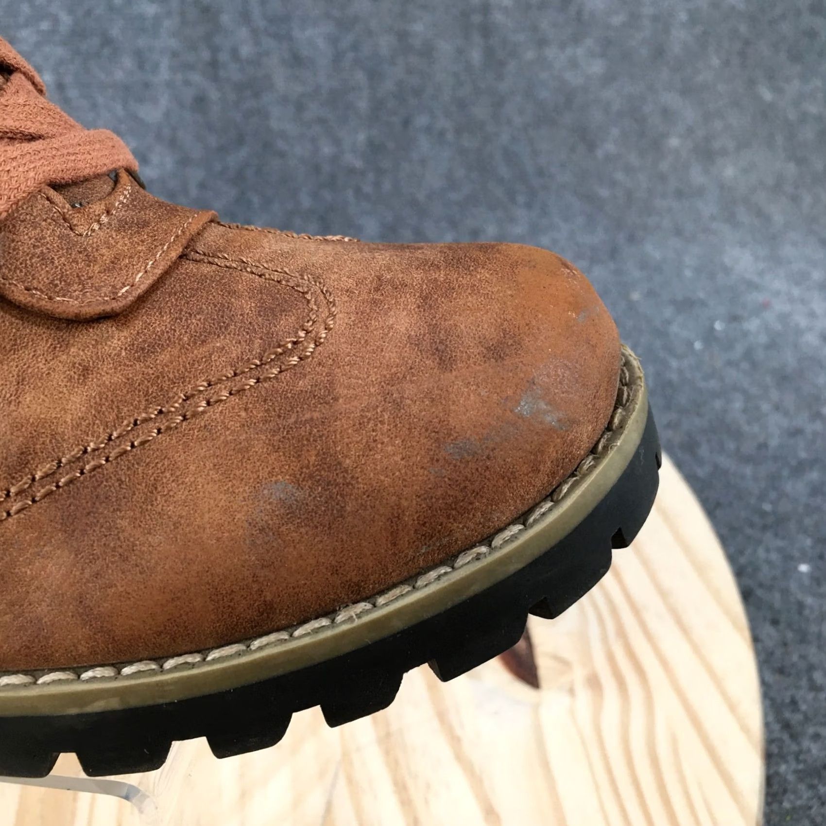 Vintage Cliffs by White Mountain Boots Womens 9.5 M Ports Mouth Bootie Brown Ankle Top Shoes Size L / US 10 / IT 46 - 6 Thumbnail