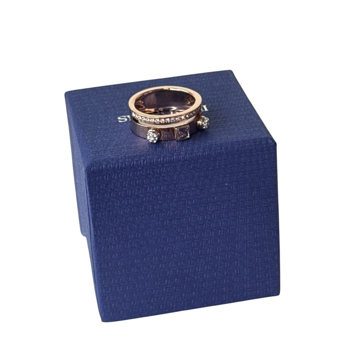 Swarovski Swarovski Thrilling ring White, Rose gold-tone size 6 Size ONE SIZE - 2 Thumbnail