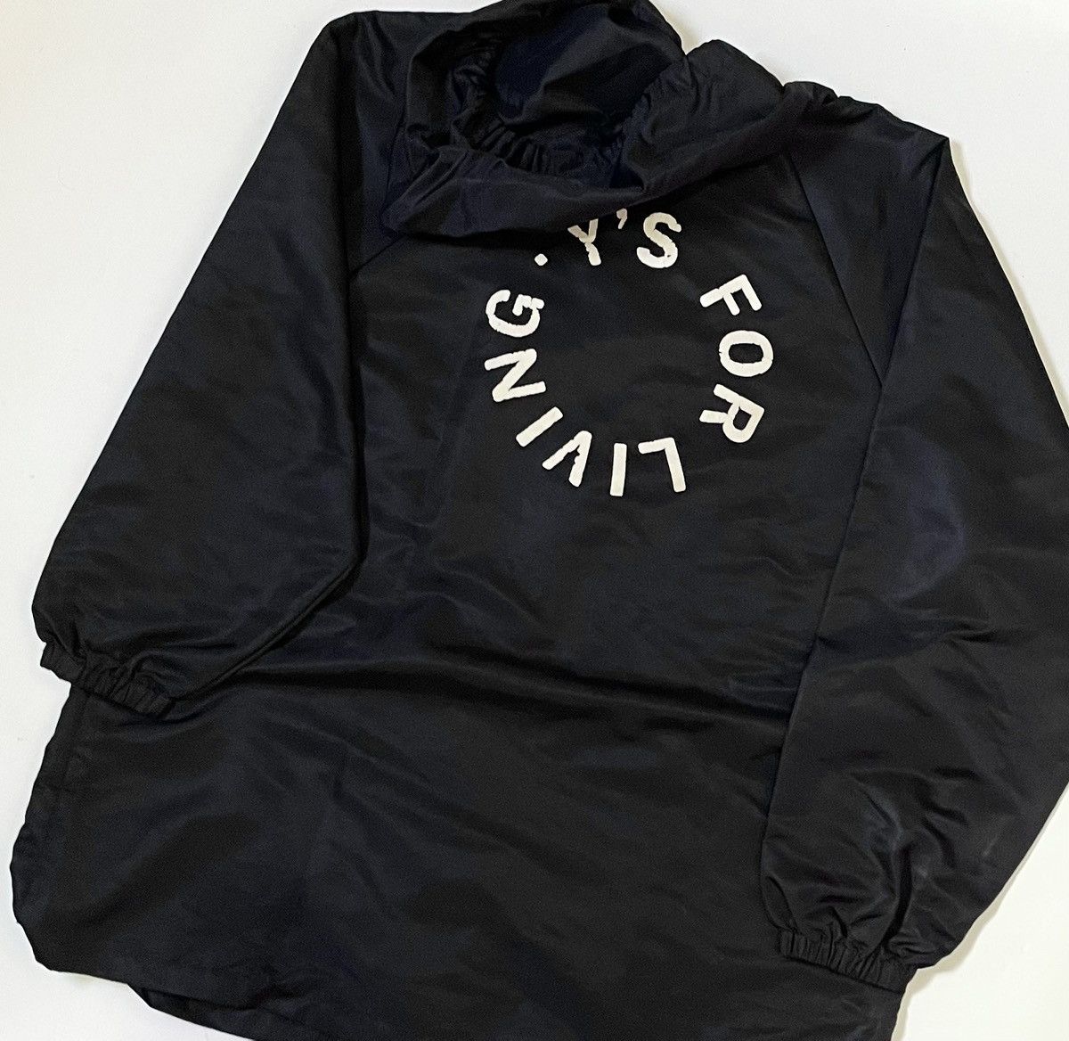 Yohji Yamamoto TAX FREE 🇺🇸 Vintage y’s for living logo nylon hooded jacket Size US XL / EU 56 / 4 - 9 Thumbnail