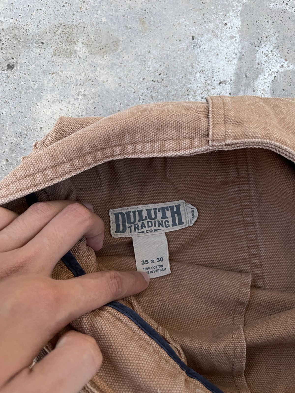 Carhartt × Duluth Trading Company × Vintage Vintage Sunfaded Duluth Trading Company Cargo Pants Size US 34 / EU 50 - 10 Thumbnail