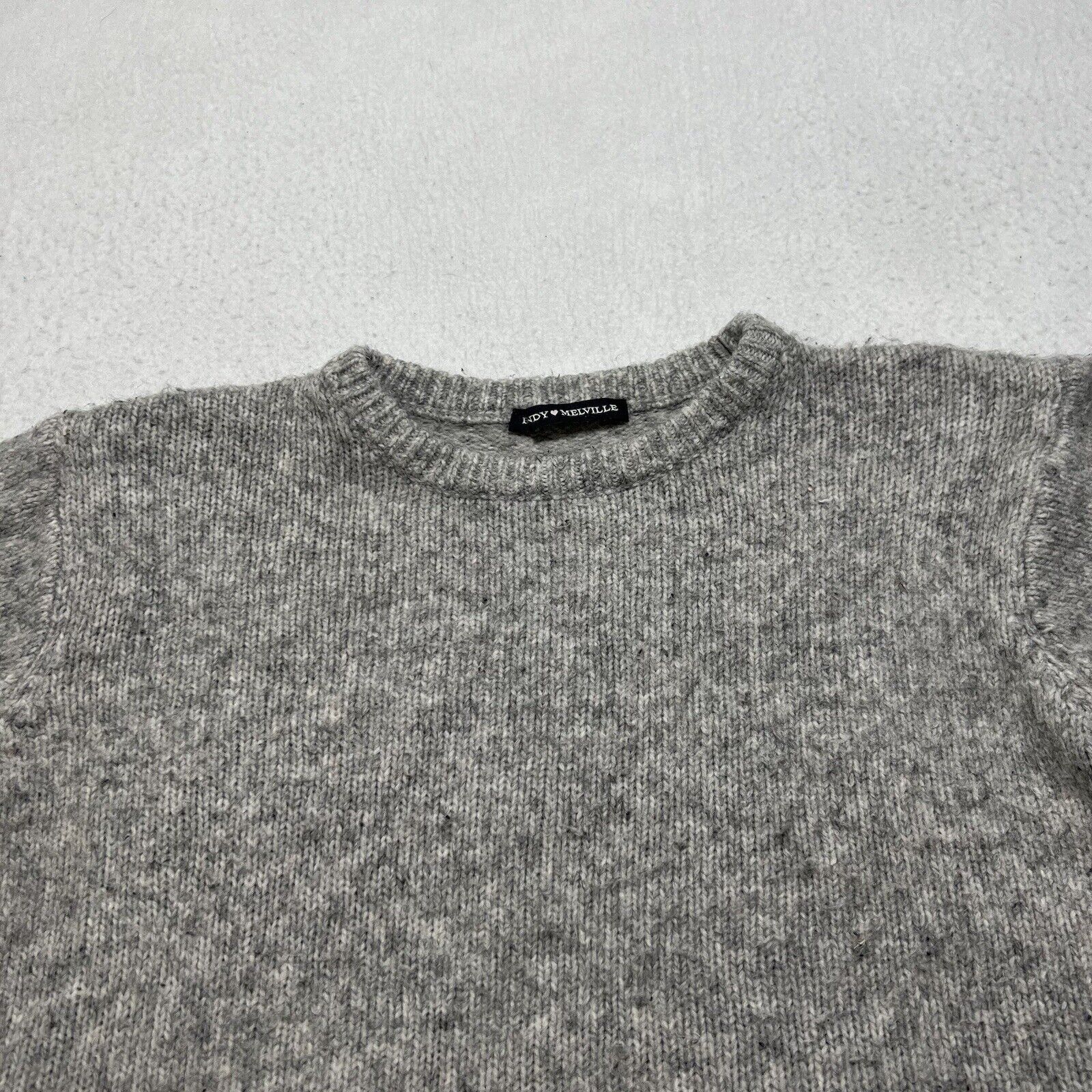 Brandy Melville Brandy MelvilleCropped Sweater Acrylic Wool Blend Crop Top Size ONE SIZE - 2 Thumbnail