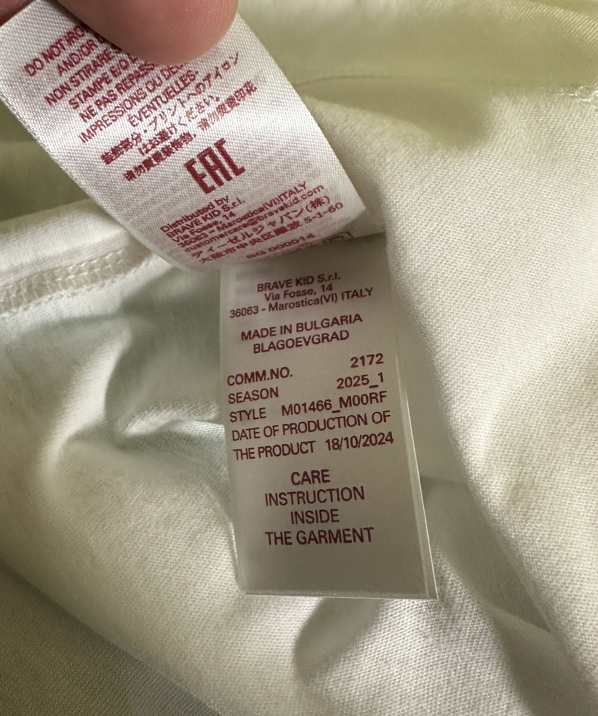 Marni White T-shirt Logo Size US M / EU 48-50 / 2 - 6 Thumbnail