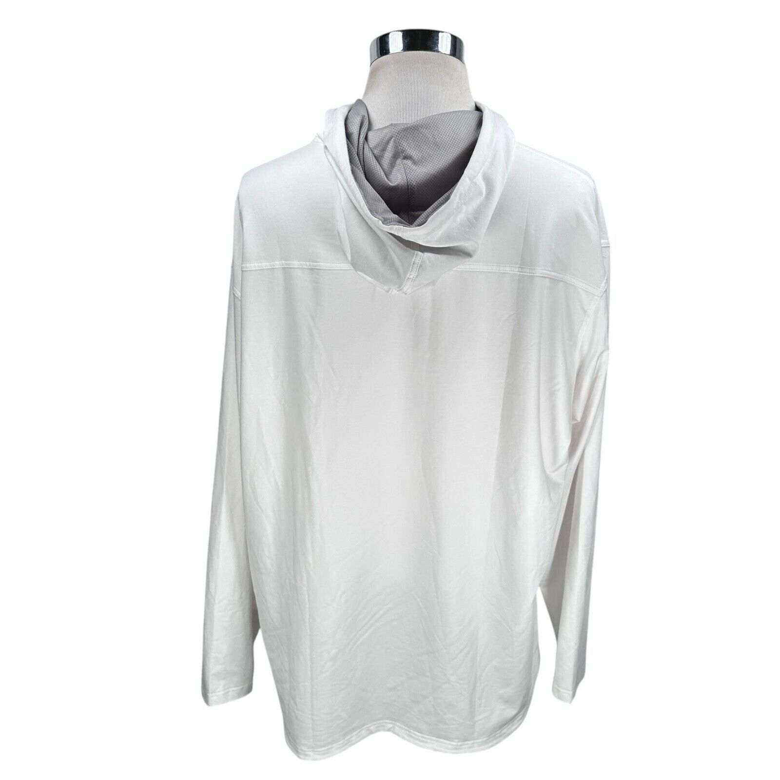 Other Bylt Drop-Cut LUX Henley Hooded Men’s 3XL White Long Sleeves Size US XXL / EU 58 / 5 - 4 Thumbnail