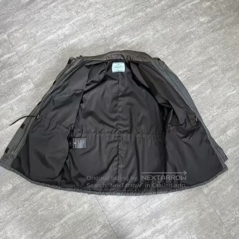 Prada Prada Leather Collar Carhartt Water Washed Work Jacket Size US XXS / EU 40 - 3 Thumbnail