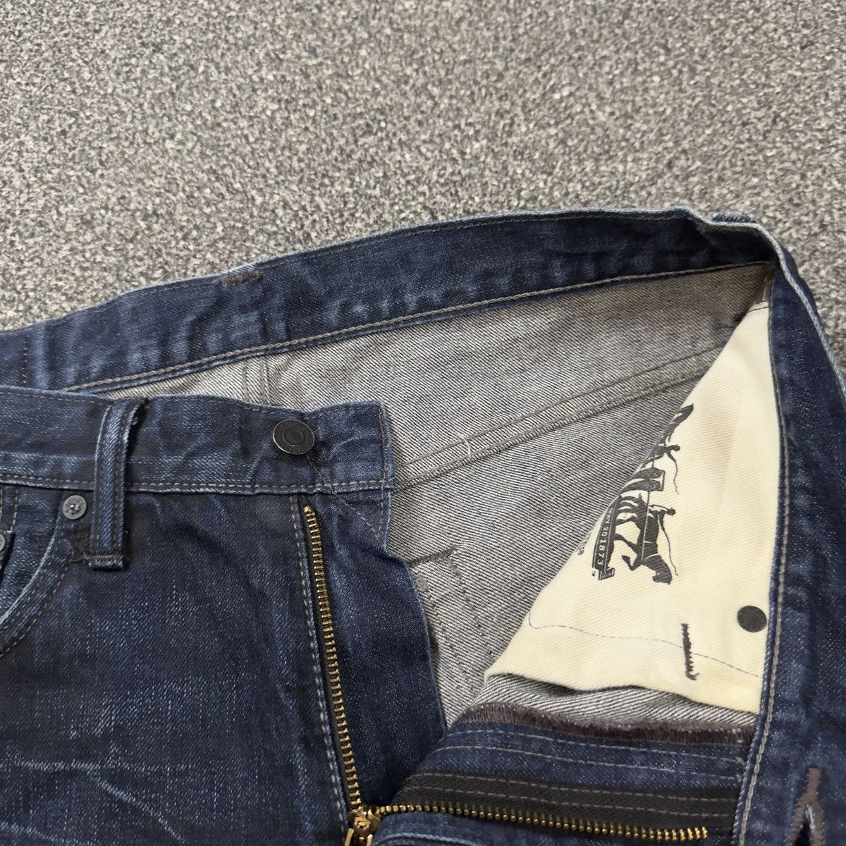 Engineered Garments × Levi's Vintage Y2K Levis Single R Black Denim Size US 30 / EU 46 - 9 Thumbnail