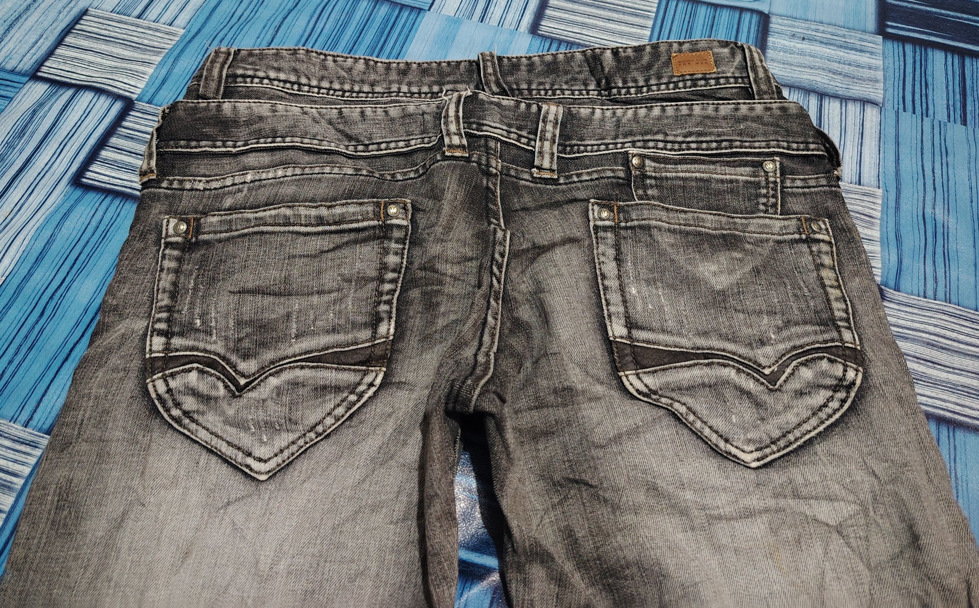If Six Was Nine Nicole Club Double Waist NCFM Distressed jeans Flared Jeans Size US 33 - 18 Thumbnail