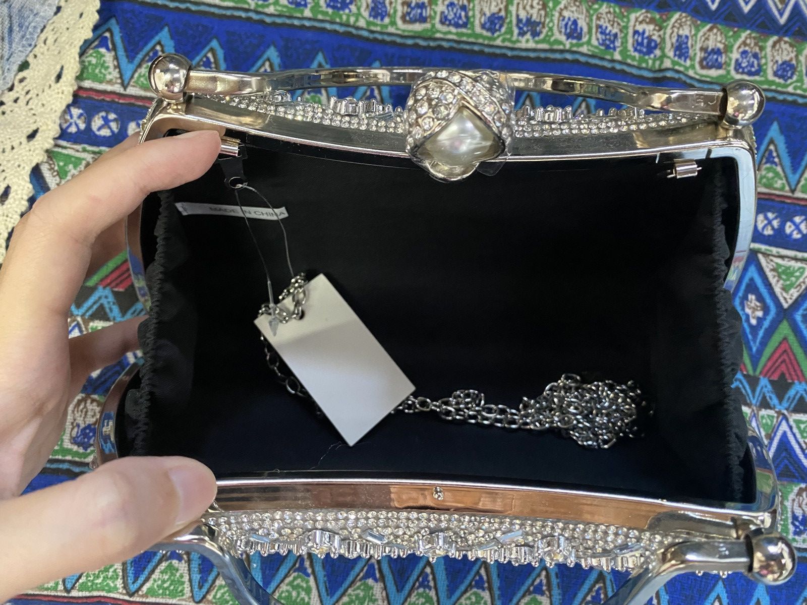 Other Handbag silver brand new Size ONE SIZE - 6 Thumbnail