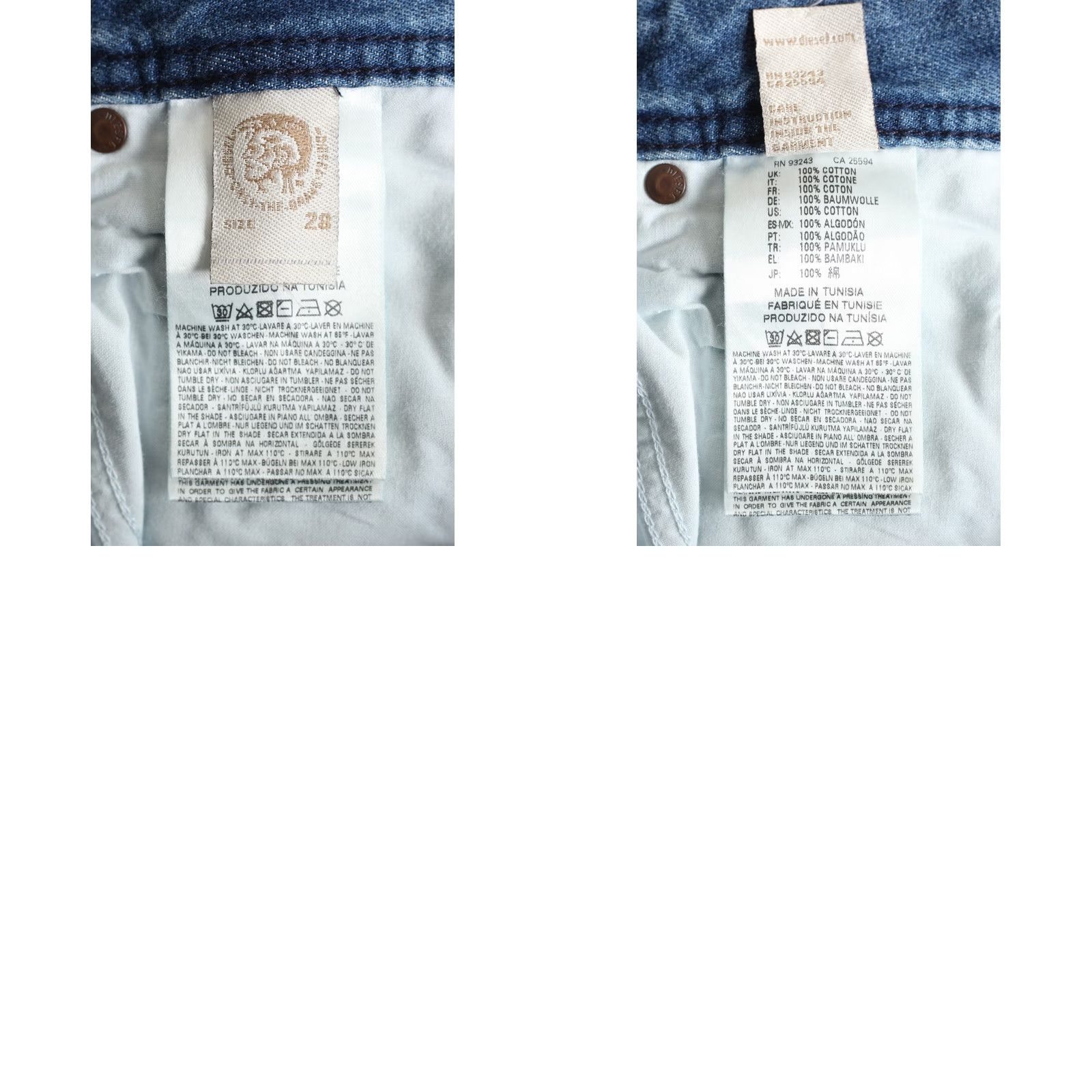 Diesel DIESEL KRAYVER R831I Jeans Men Slim Carrot W28 L30 Regular Distressed 5-Pocket Denim Blue XS? Size US 28 / EU 44 - 8 Thumbnail