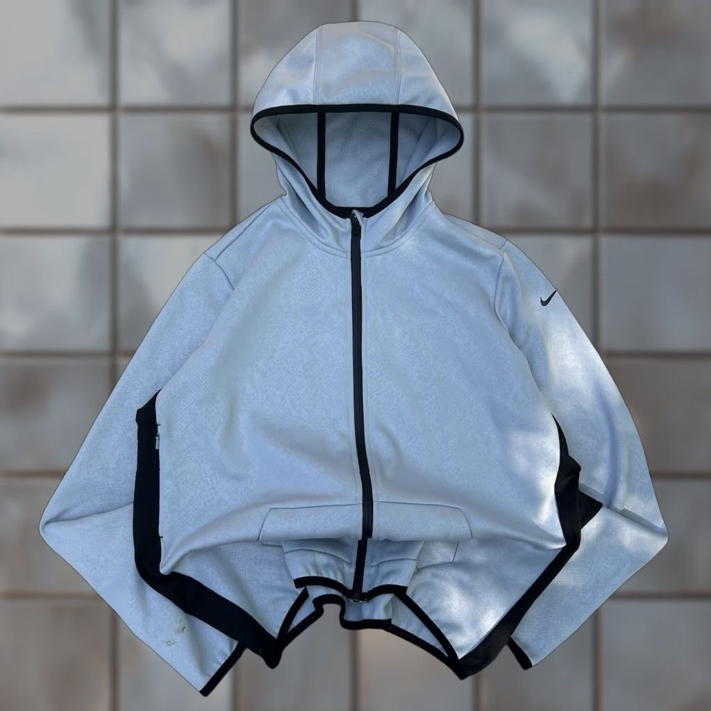 Nike Nike Anorak Hoodie Womens XL Gray Solid Zipper Pockets Hooded Warm Nike Therma Sports Sweatshirt 685672012 Size XL / US 12-14 / IT 48-50 - 1 Thumbnail