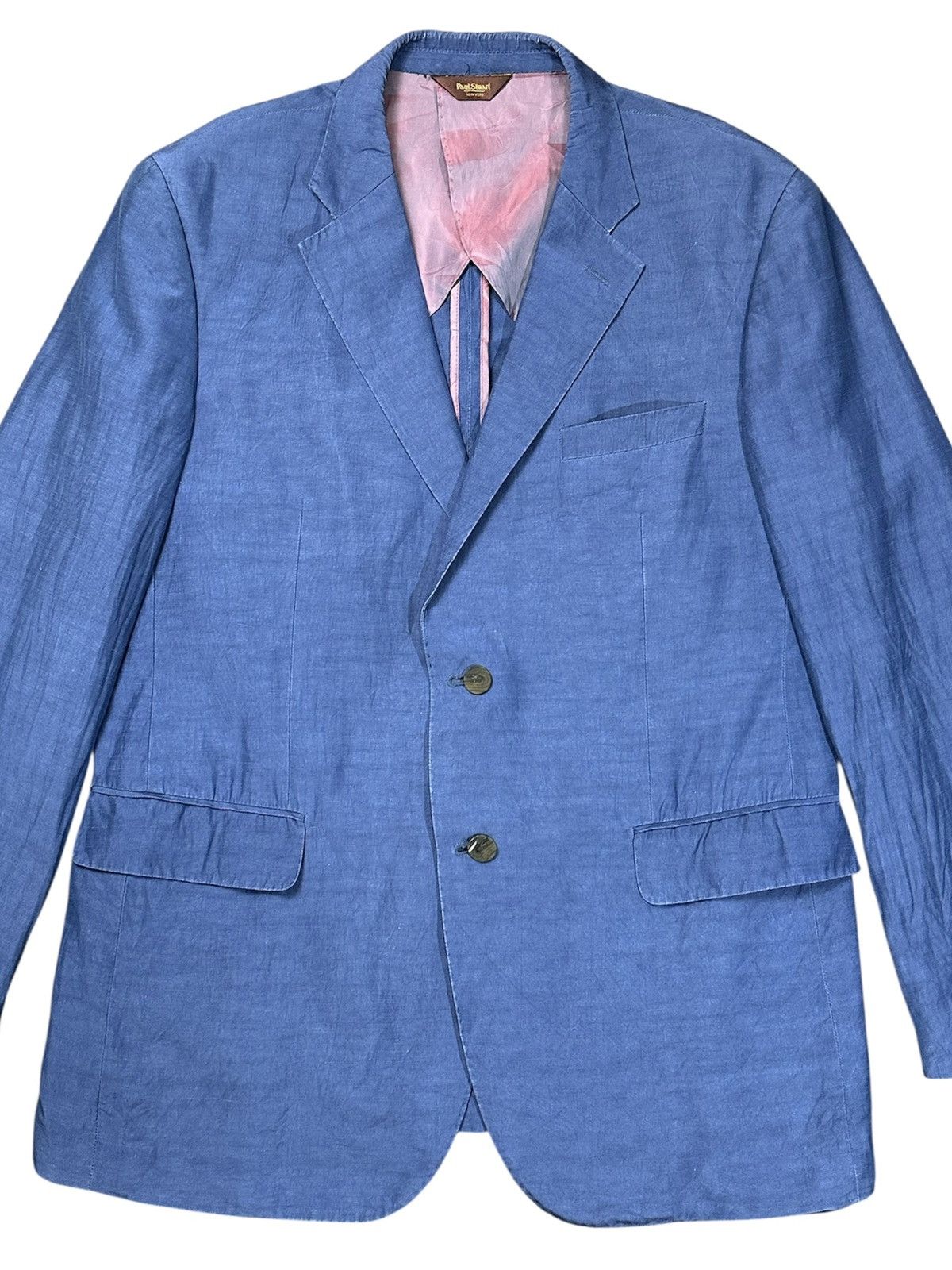 Paul Stuart Paul Stuart Linen Blazer Size 42R - 2 Thumbnail