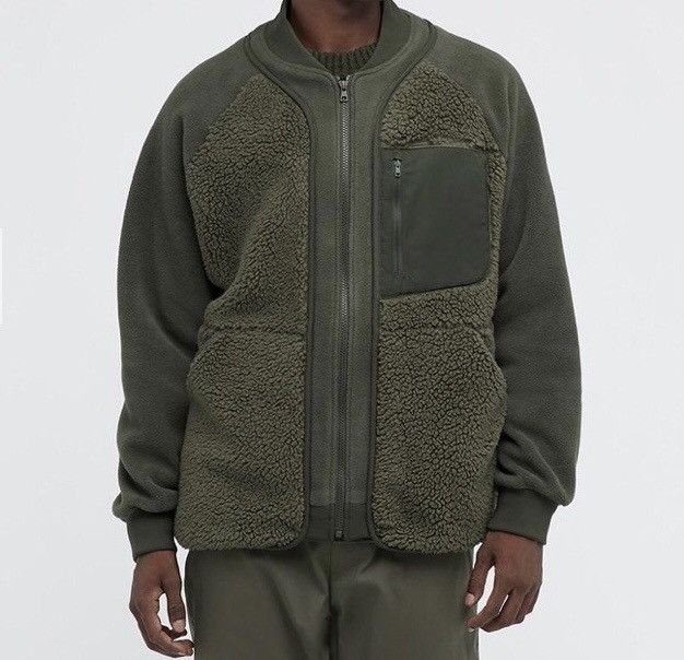 Uniqlo × White Mountaineering UNIQLO x White Mountaineering Fleece Long-Sleeve Jacket Size US XL / EU 56 / 4 - 1 Thumbnail