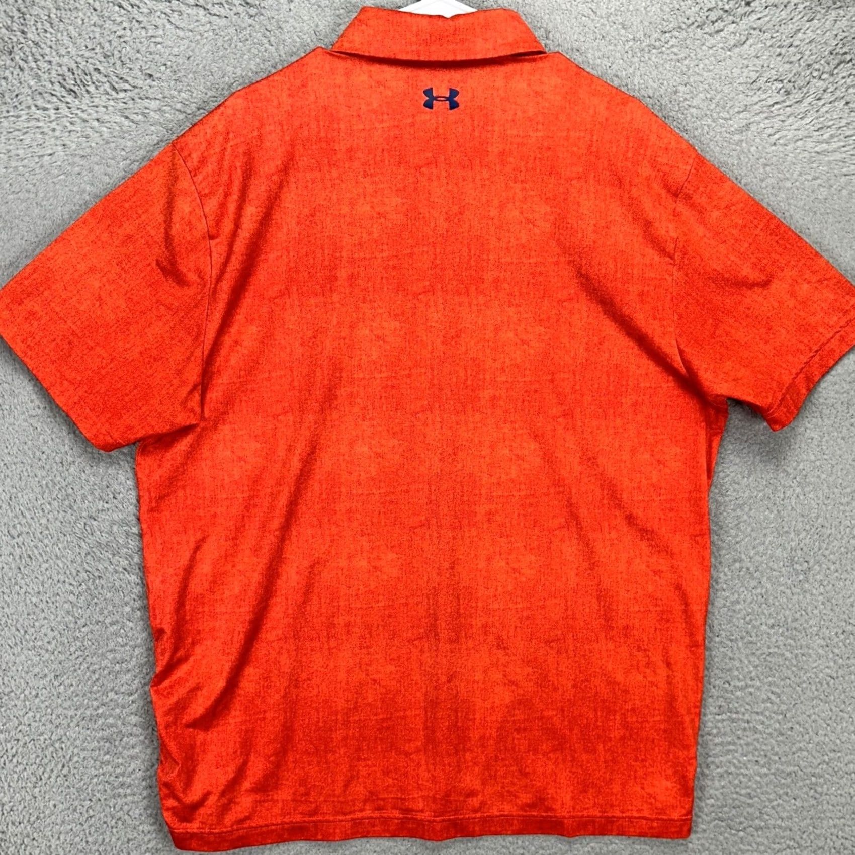 Under Armour Under Armour Heat Gear Mens Polo Shirt XL Orange Rugby Golf Short Sleeve Size US XL / EU 56 / 4 - 3 Thumbnail