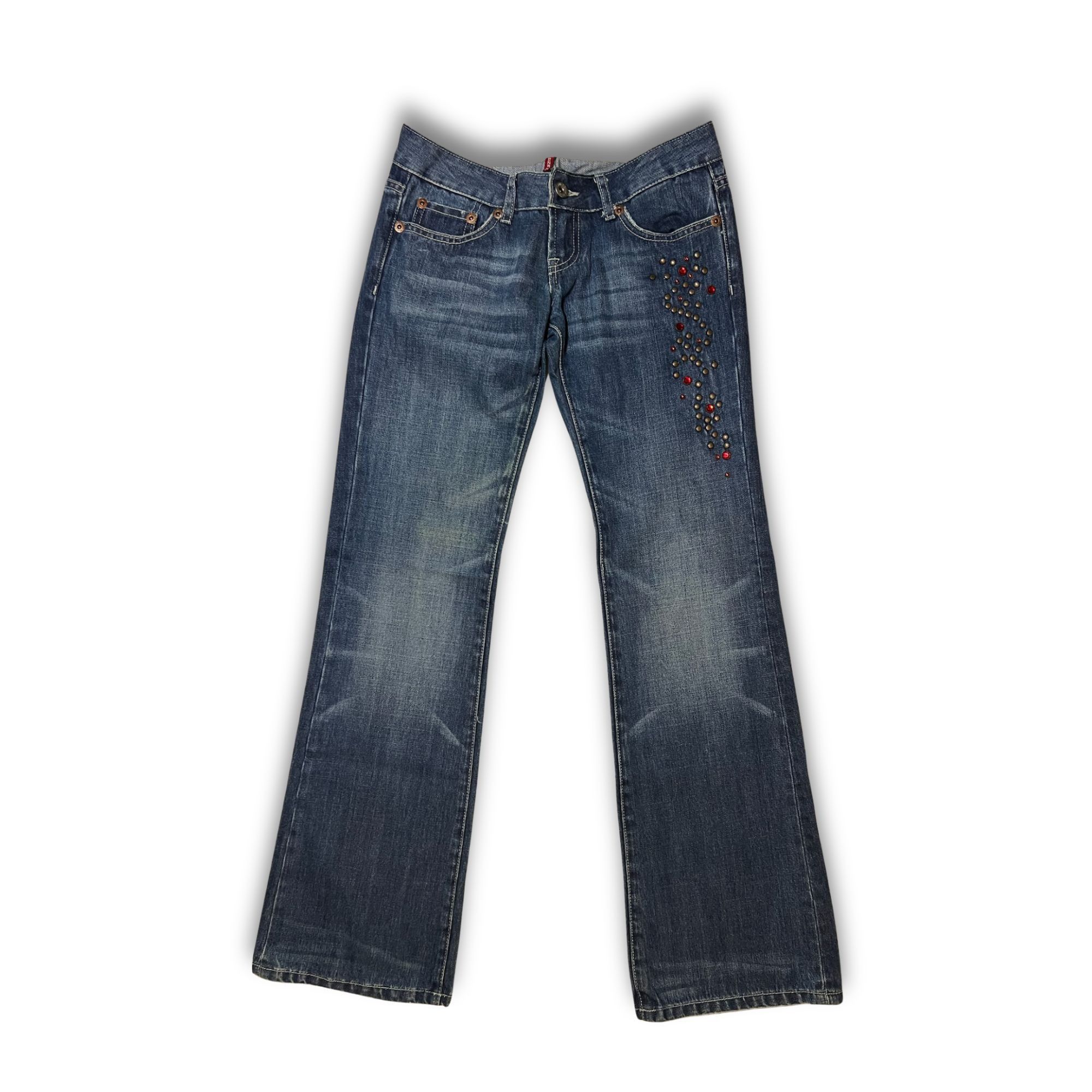 Ed Hardy Ed Hardy By Christian Audigier Rhinestone Bootcut Jeans Size Size 25" / US 0 / IT 36 - 2 Thumbnail