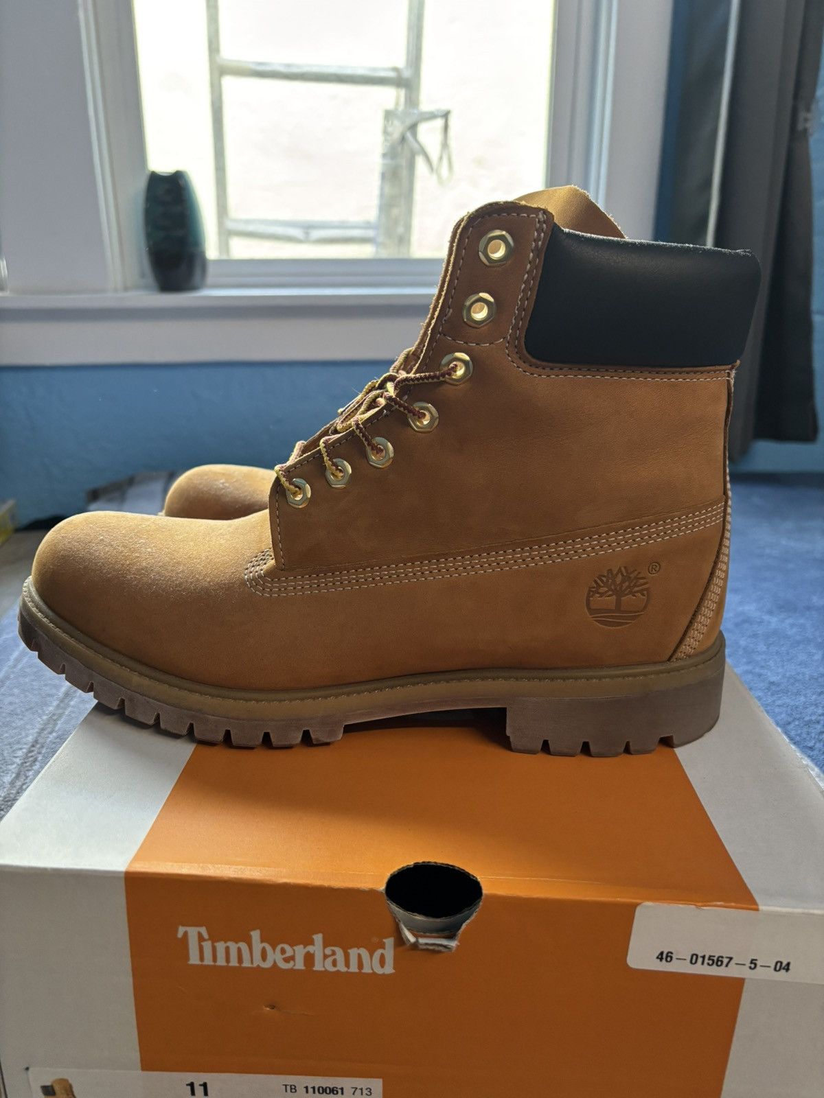 Timberland Timberland 6 Inch Premium Waterproof Boot 'Wheat' Size US 11 / EU 44 - 3 Thumbnail