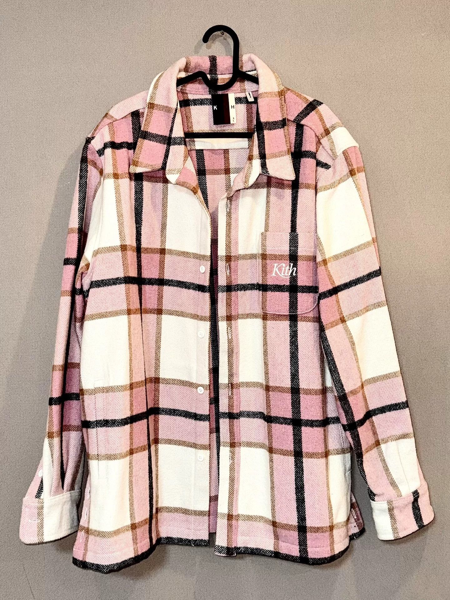 Kith KITH NYC OG Pink Plaid Wool Shirt Size US L / EU 52-54 / 3 - 1 Thumbnail