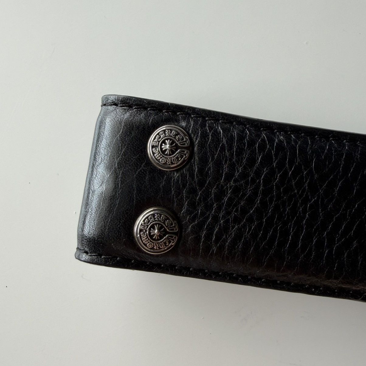 Chrome Hearts 30inch CHROME HEARTS 1.5 STRAP Leather Belt stk Size ONE SIZE - 2 Thumbnail