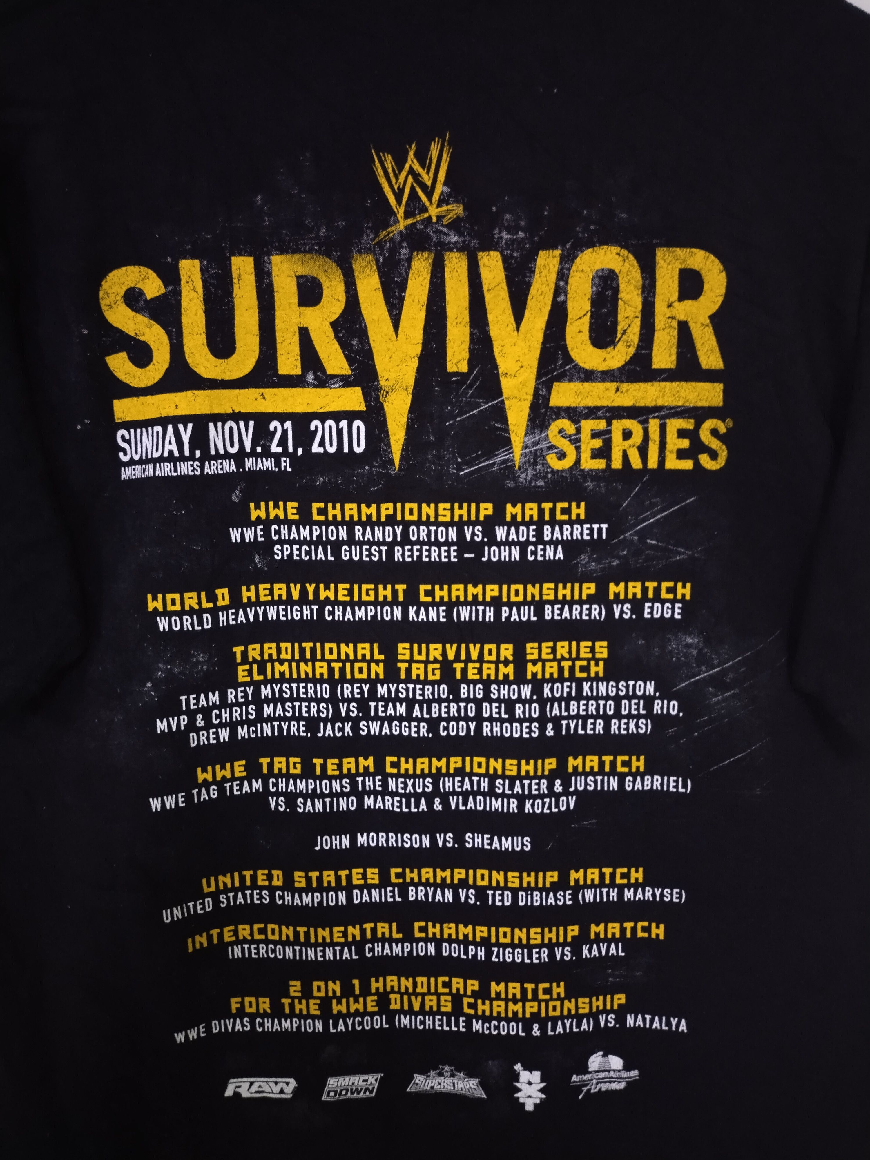 WWE Vintage Survivor Series WWE Championship Match Tee Size US M / EU 48-50 / 2 - 8 Thumbnail