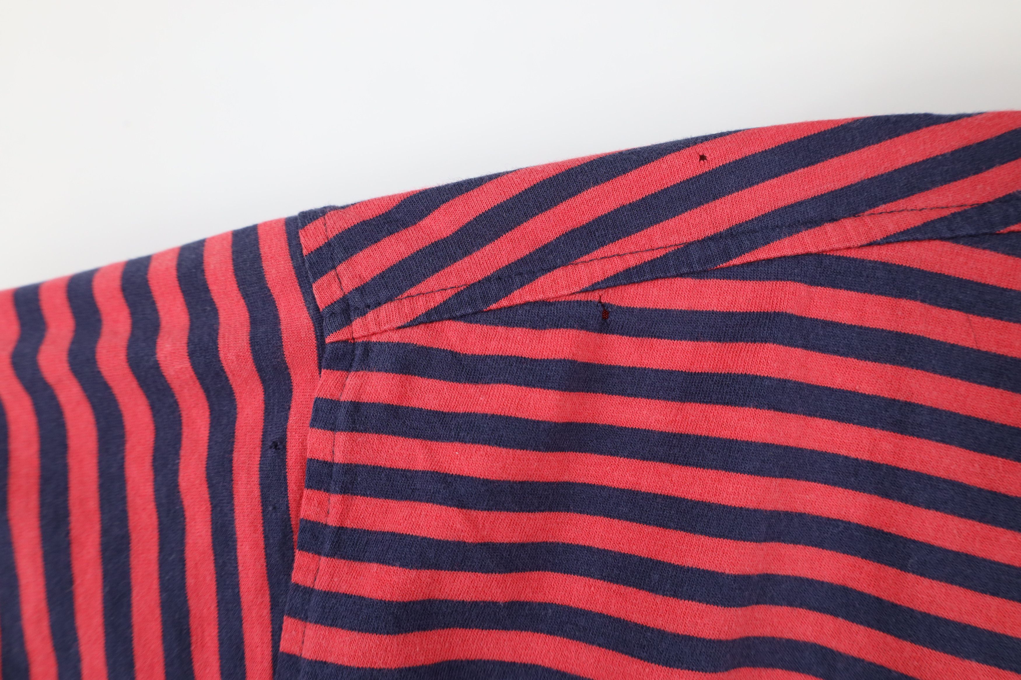 Christian Dior Monsieur × Vintage Vintage 90s Christian Dior Spell Out Striped Polo Shirt Size US M / EU 48-50 / 2 - 8 Thumbnail