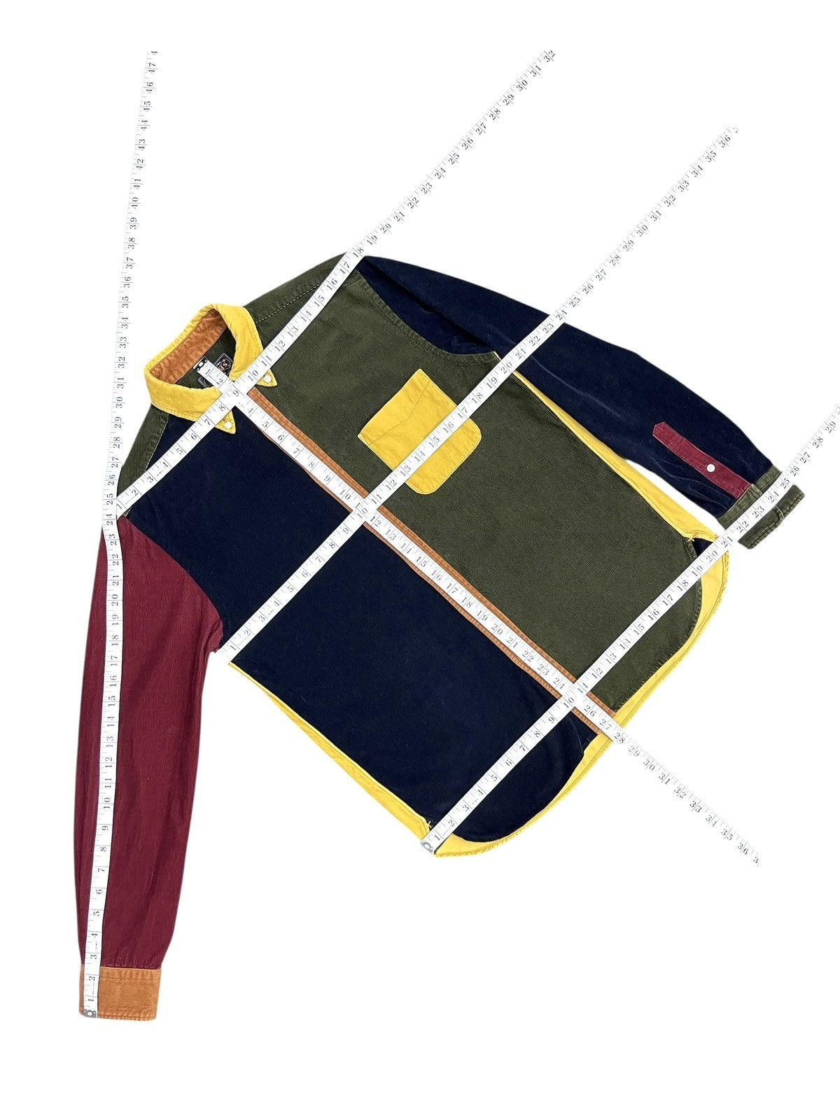 Beams Plus FYE🔥Vtg Beams Plus Japan Colorblock Corduroy Shirt Size M Size US S / EU 44-46 / 1 - 6 Thumbnail