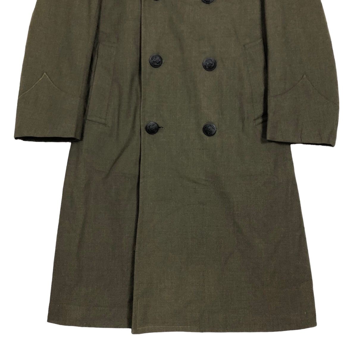 Vintage Vintage 70s United States Marine Corps Wool Trench Coat Size US S / EU 44-46 / 1 - 4 Thumbnail