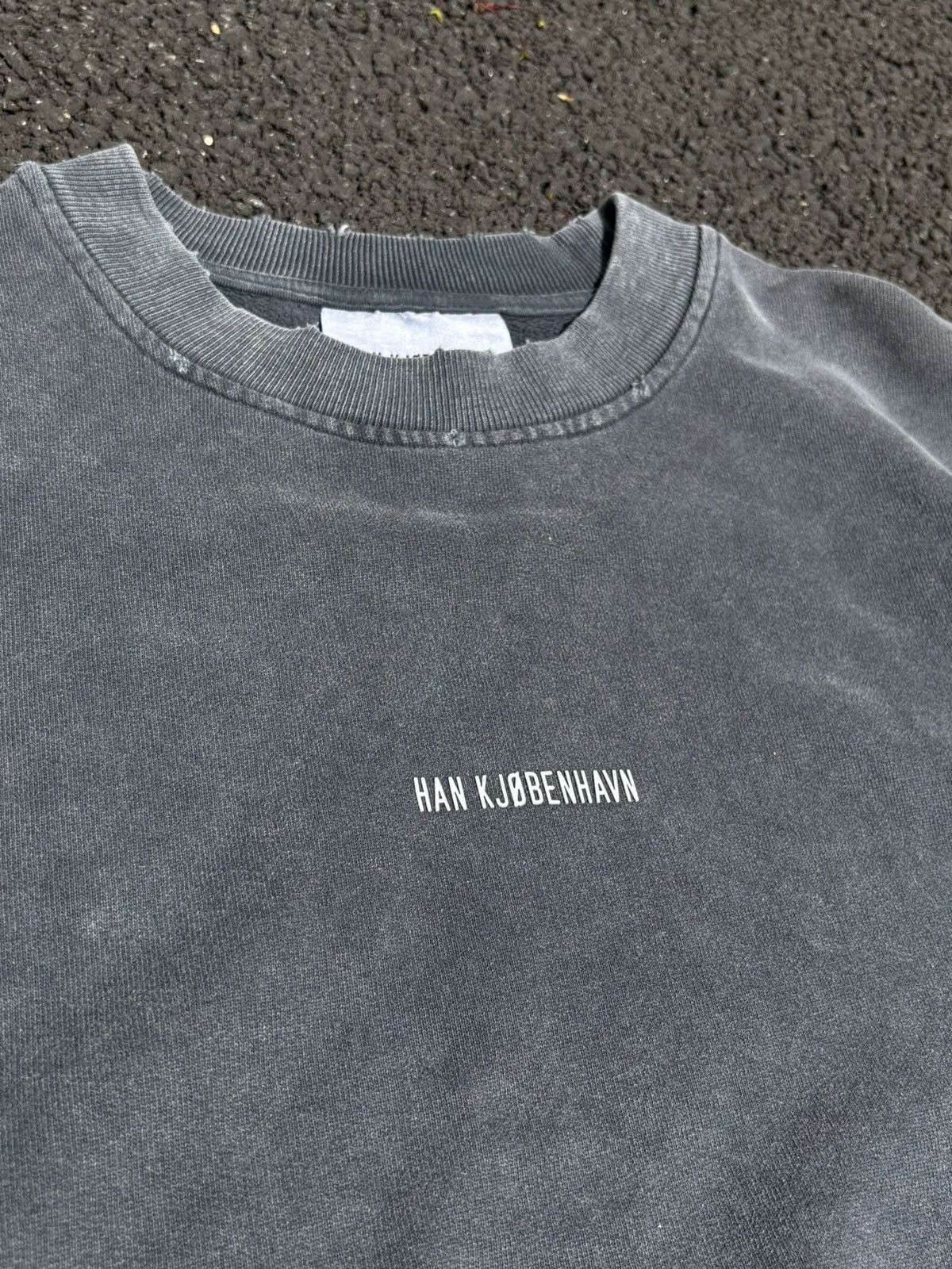 Han Kjobenhavn HANS KJOBENHAVN Distressed Crewneck Size US M / EU 48-50 / 2 - 3 Thumbnail