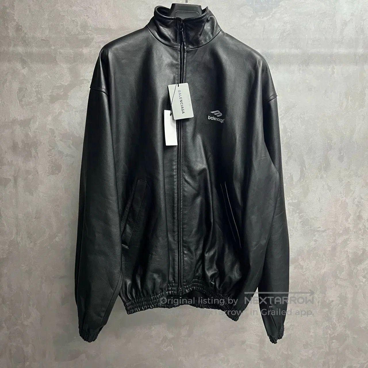Balenciaga Balenciaga Black Loose Stand Collar Jacket. Size XS / US 0-2 / IT 36-38 - 1 Thumbnail