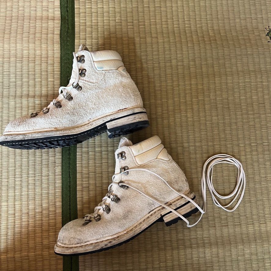 Guidi Guidi White Reverse Buffalo Leather Hiking Boot Size US 9 / EU 42 - 4 Thumbnail