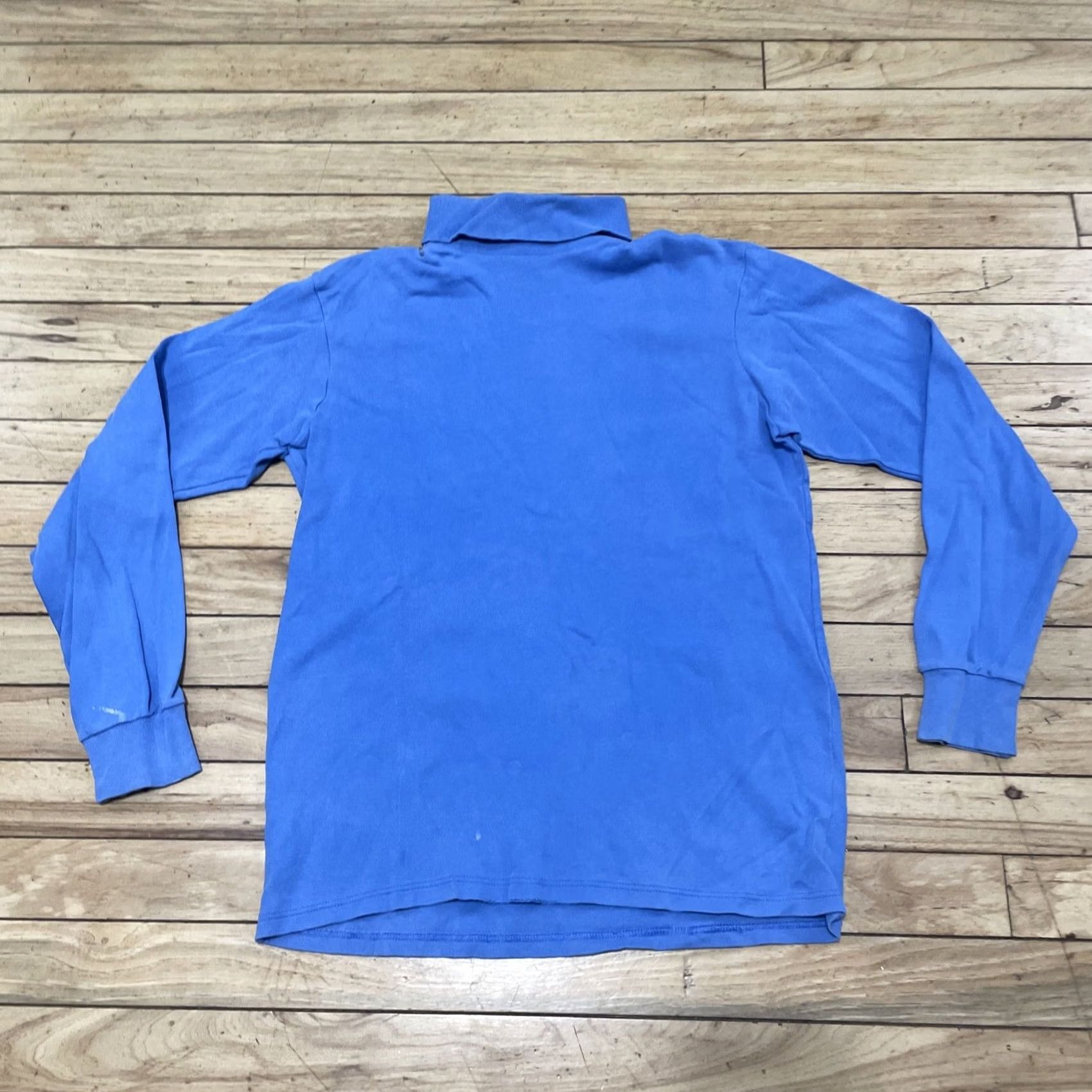 Vintage VINTAGE Duofold Thermal Turtleneck Sweater Women M Long Sleeve Blue Soft 90s Casual Activewear Mens Womens Boys Girls Size M / US 6-8 / IT 42-44 - 2 Thumbnail