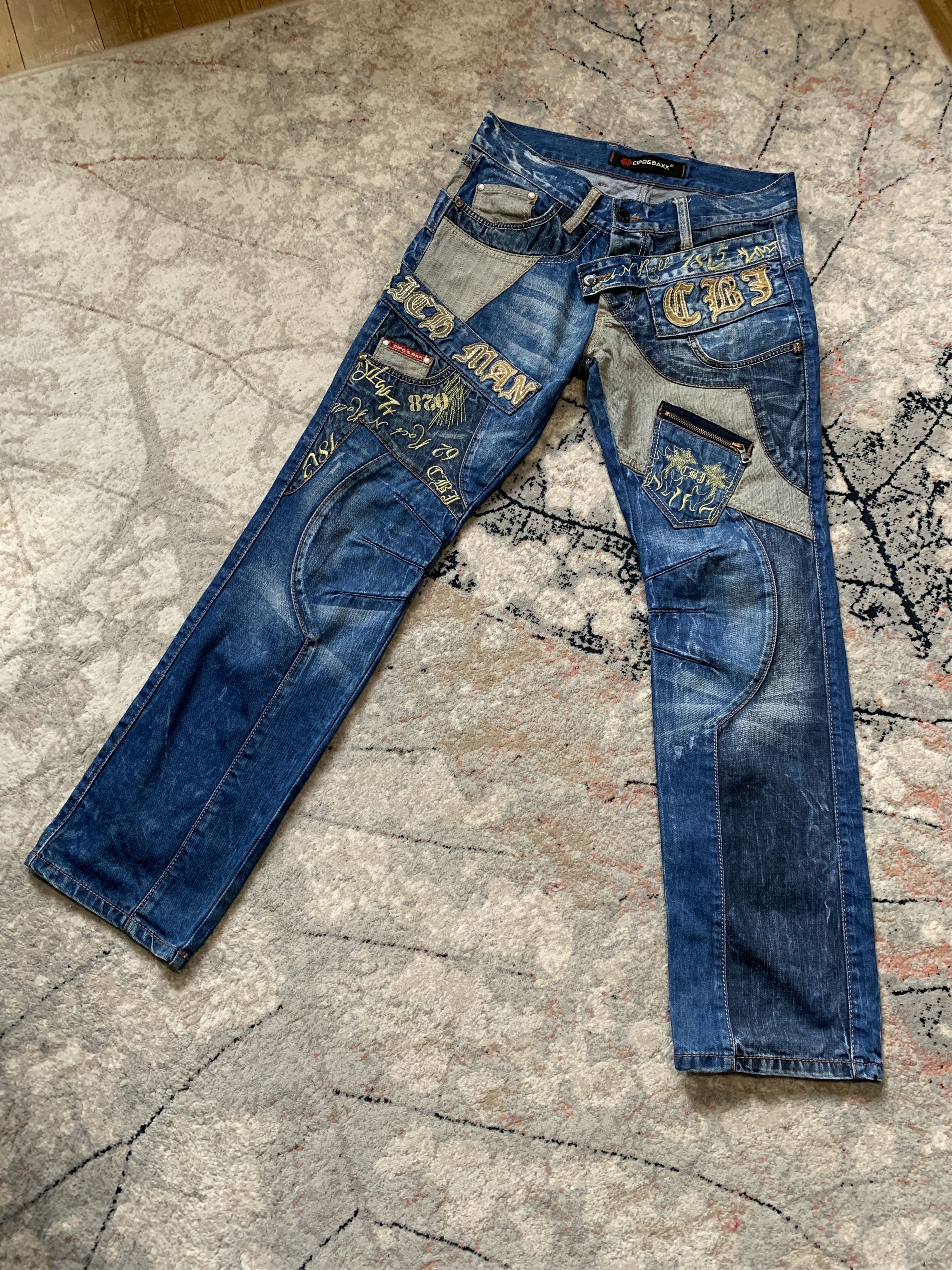 Japanese Brand Cipo & Baxx Vintage Dinim Pants Size US 34 / EU 50 - 1 Thumbnail