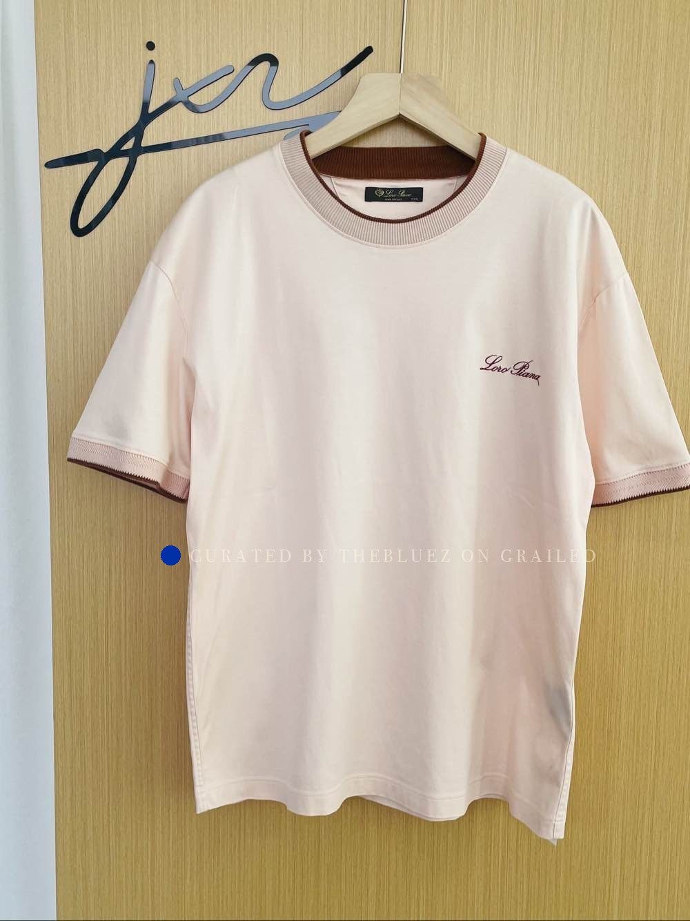 Loro Piana Pink Short-Sleeve Crewneck Shirt Size US XXS / EU 40 - 1 Thumbnail