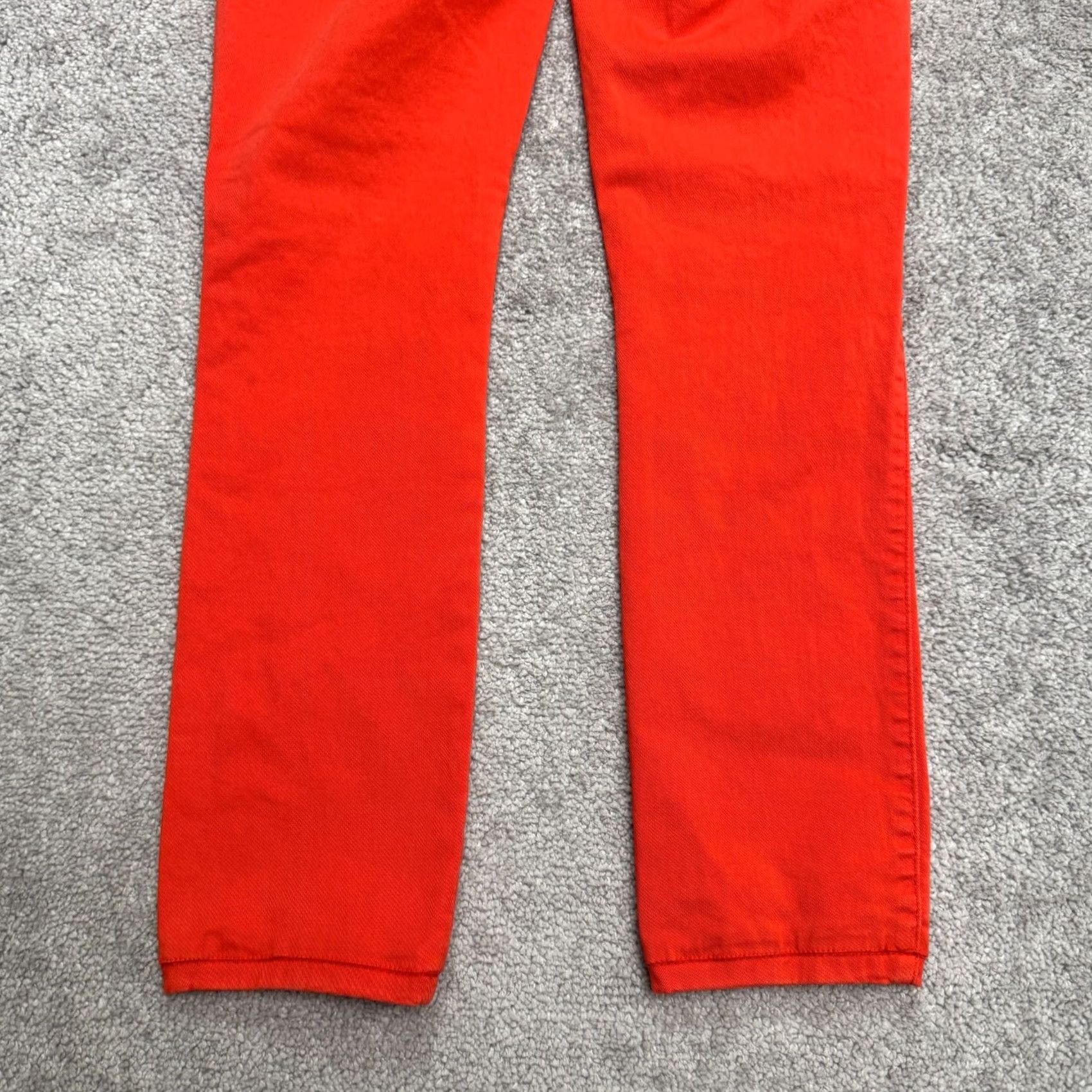 Club Monaco VINTAGE Club Monaco Jeans Womens 4 Red Zip Pockets Skinny 28x27 Cotton Blend Denim Regular Modern City Streetwear Mens? Size 27" / US 4 / IT 40 - 4 Thumbnail
